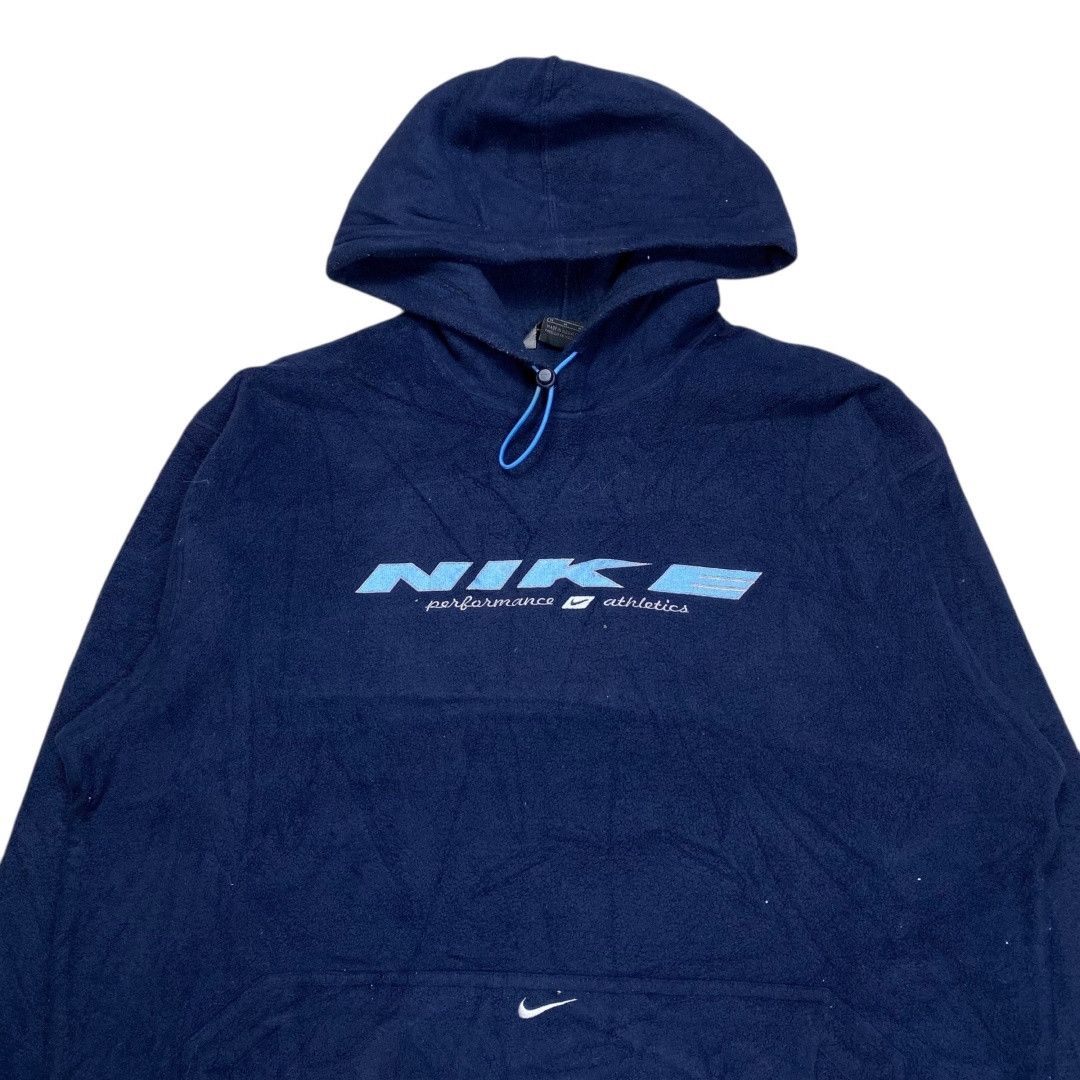 Nike Vintage Nike Hooded Fleece Sweatshirt Size US M / EU 48-50 / 2 - 2 Thumbnail
