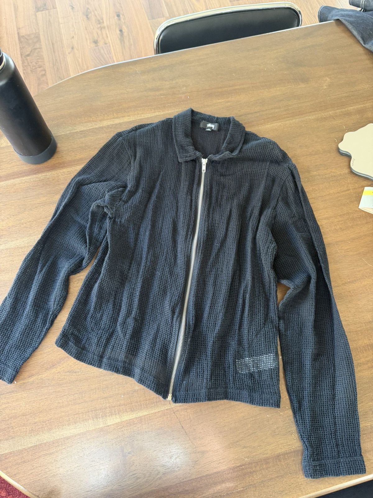Stussy Stussy mesh cotton zip Size US M / EU 48-50 / 2 - 2 Thumbnail