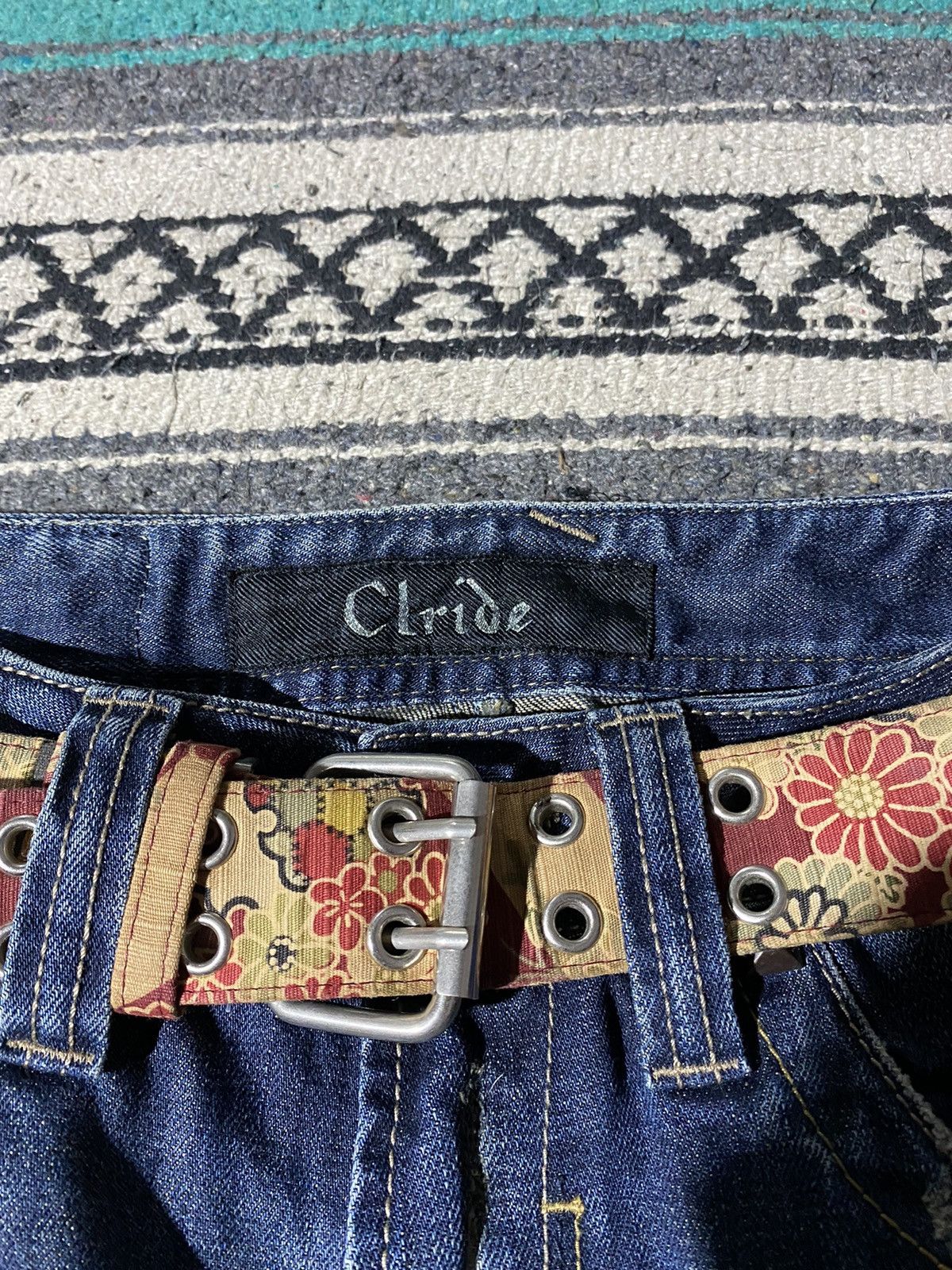 Hysteric Glamour × If Six Was Nine × Japanese Brand 2000s Clride Distressed Bootcut Jeans Size US 34 / EU 50 - 6 Thumbnail