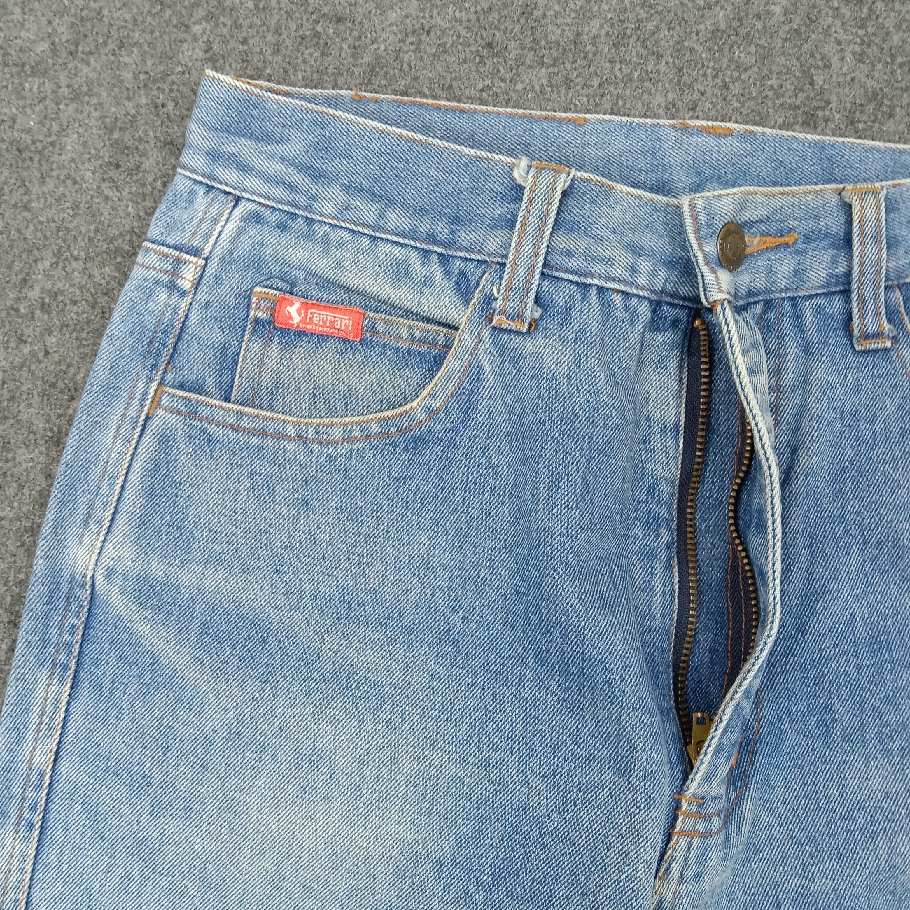 Ferrari Ferrari Magneti Marelli Formula One Denim Jeans c235n24 Size US 29 - 6 Thumbnail