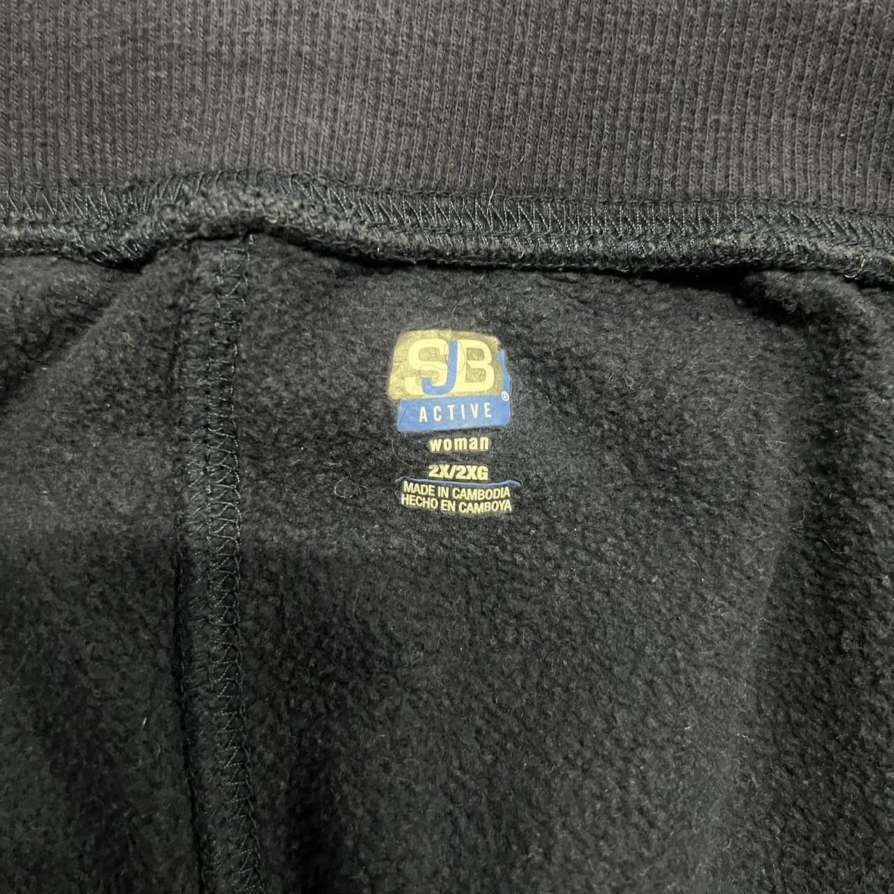 Vintage Vintage Y2K/2000s Super Baggy Wide Leg Navy Blue Sweatpants with adjustable waist and drawstrings! Size US 42 / EU 58 - 6 Thumbnail