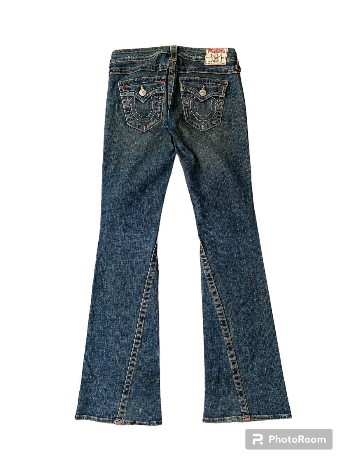 True Religion Low Rise Flare Denim