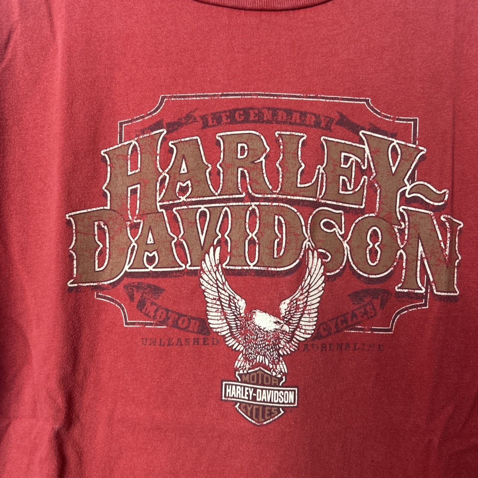 Harley Davidson Harley Davidson Okoboji Iowa 2003 Red T-Shirt Size Large Size US L / EU 52-54 / 3 - 2 Thumbnail