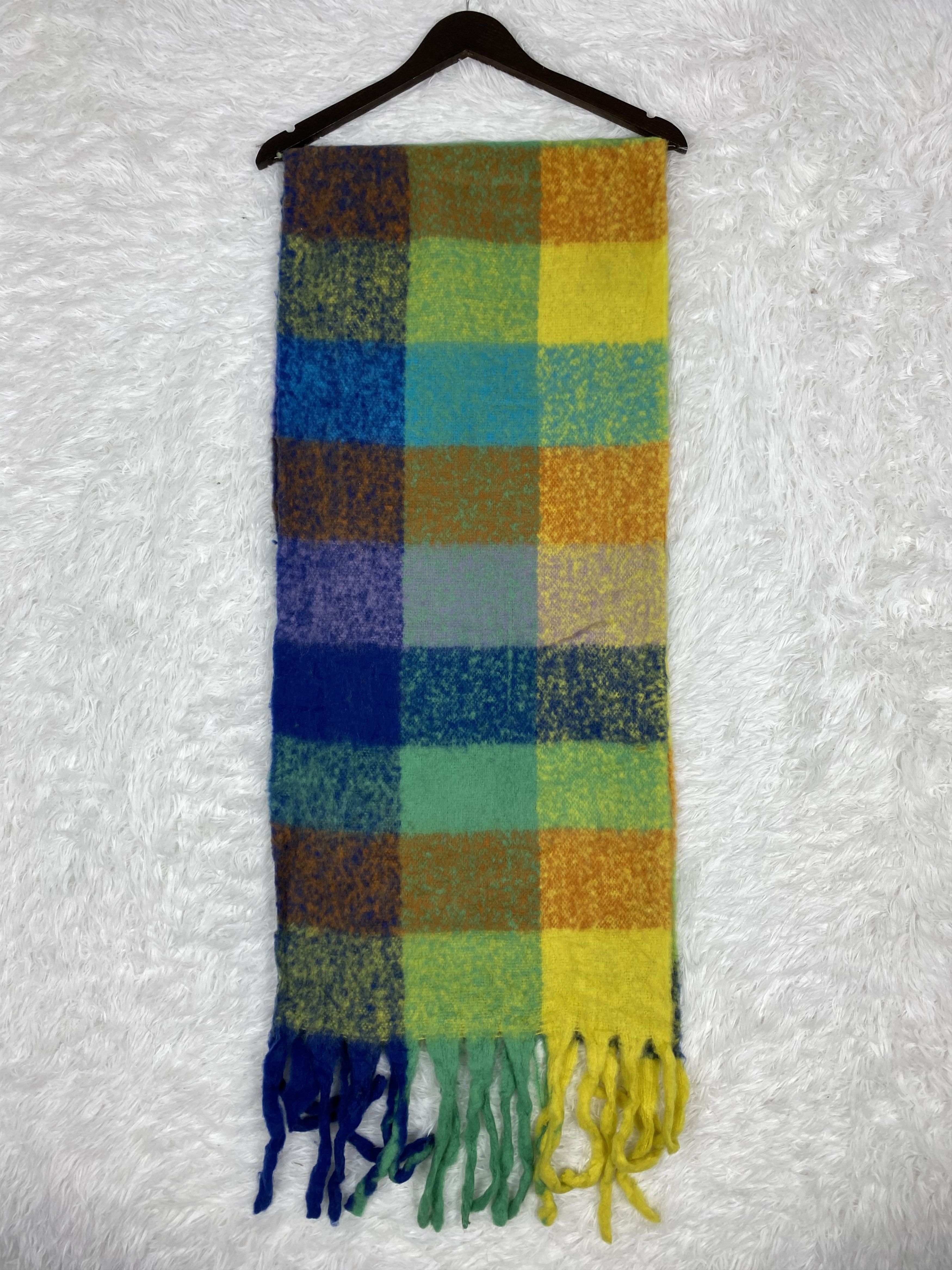 Japanese Brand Vintage Mohair Scarf / Muffler Neckwear PM0101 Size ONE SIZE - 8 Thumbnail
