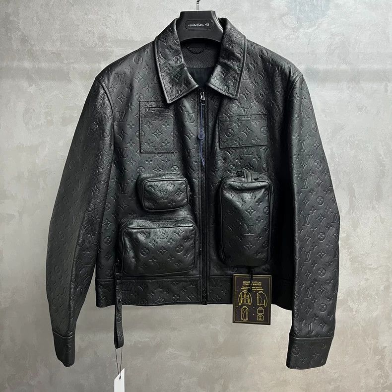 Louis Vuitton Louis Vuitton Black Multi-Pocket Embossed logo Casual Lape Size US M / EU 48-50 / 2 - 1 Thumbnail