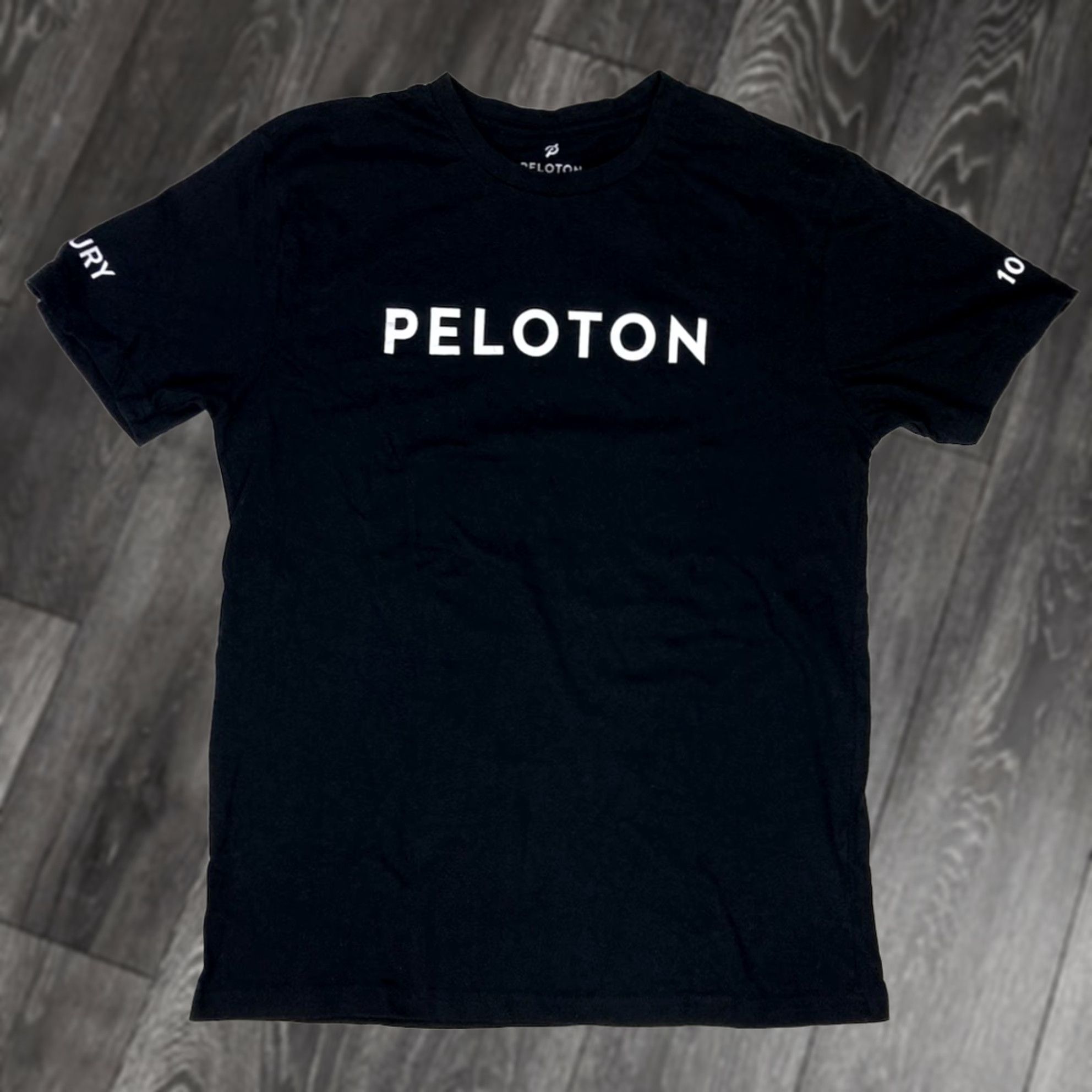 Vintage Peloton T-Shirt Women Small Black Short Sleeve Crew Neck Pullover Casual Workwear All Seasons Size S / US 4 / IT 40 - 1 Thumbnail