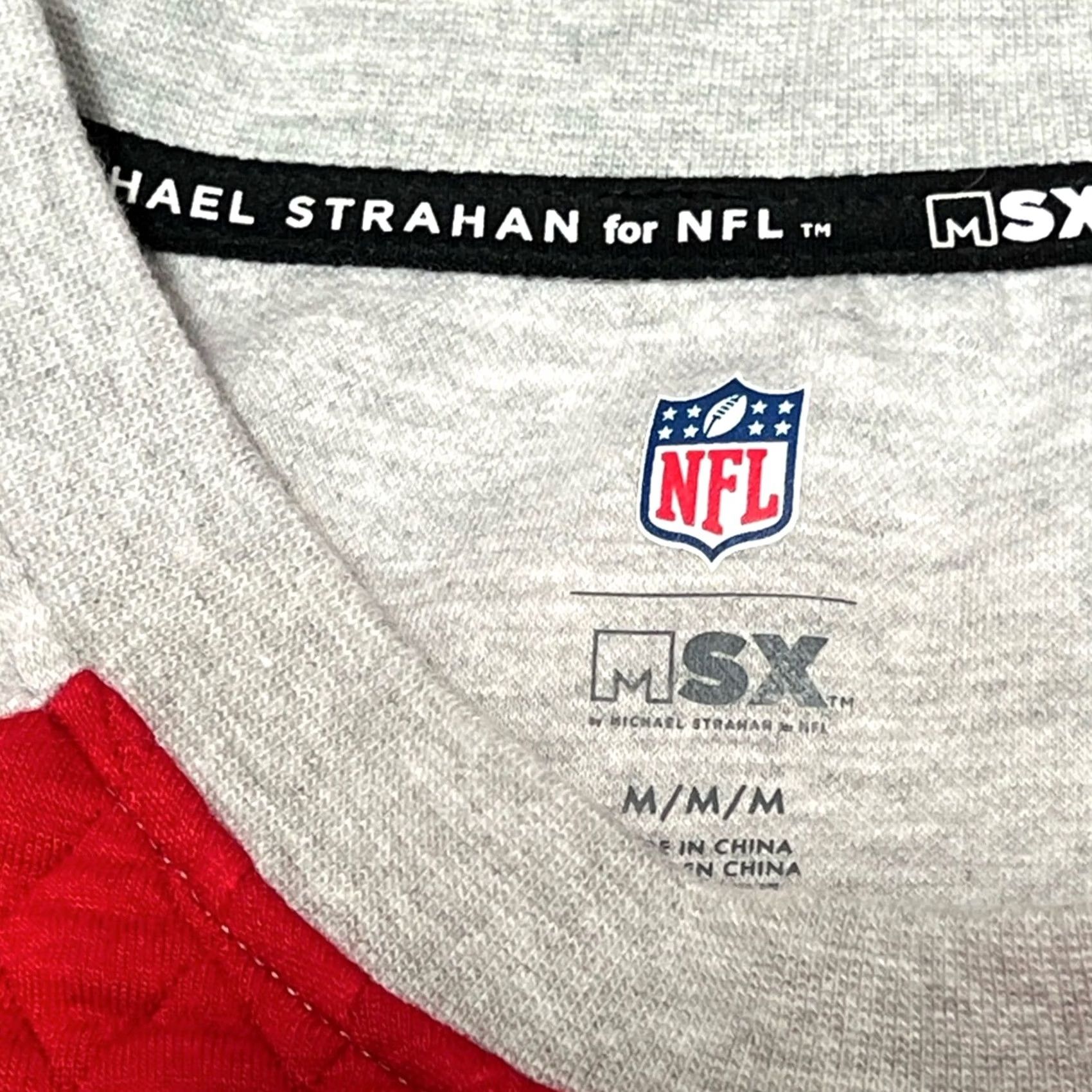 Layer 8 Tampa Bay Buccaneers Marine Layer Sweatshirt Pullover Quilted Soft Adult Medium Red Size US M / EU 48-50 / 2 - 5 Thumbnail
