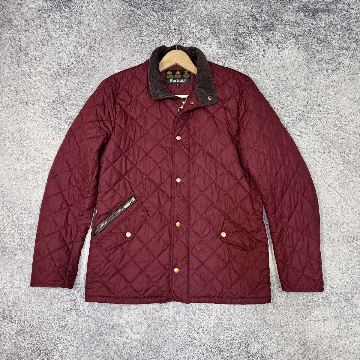 Barbour Barbour Chelsea Sportsquilt Burgundy M size Size US M / EU 48-50 / 2 - 1 Thumbnail