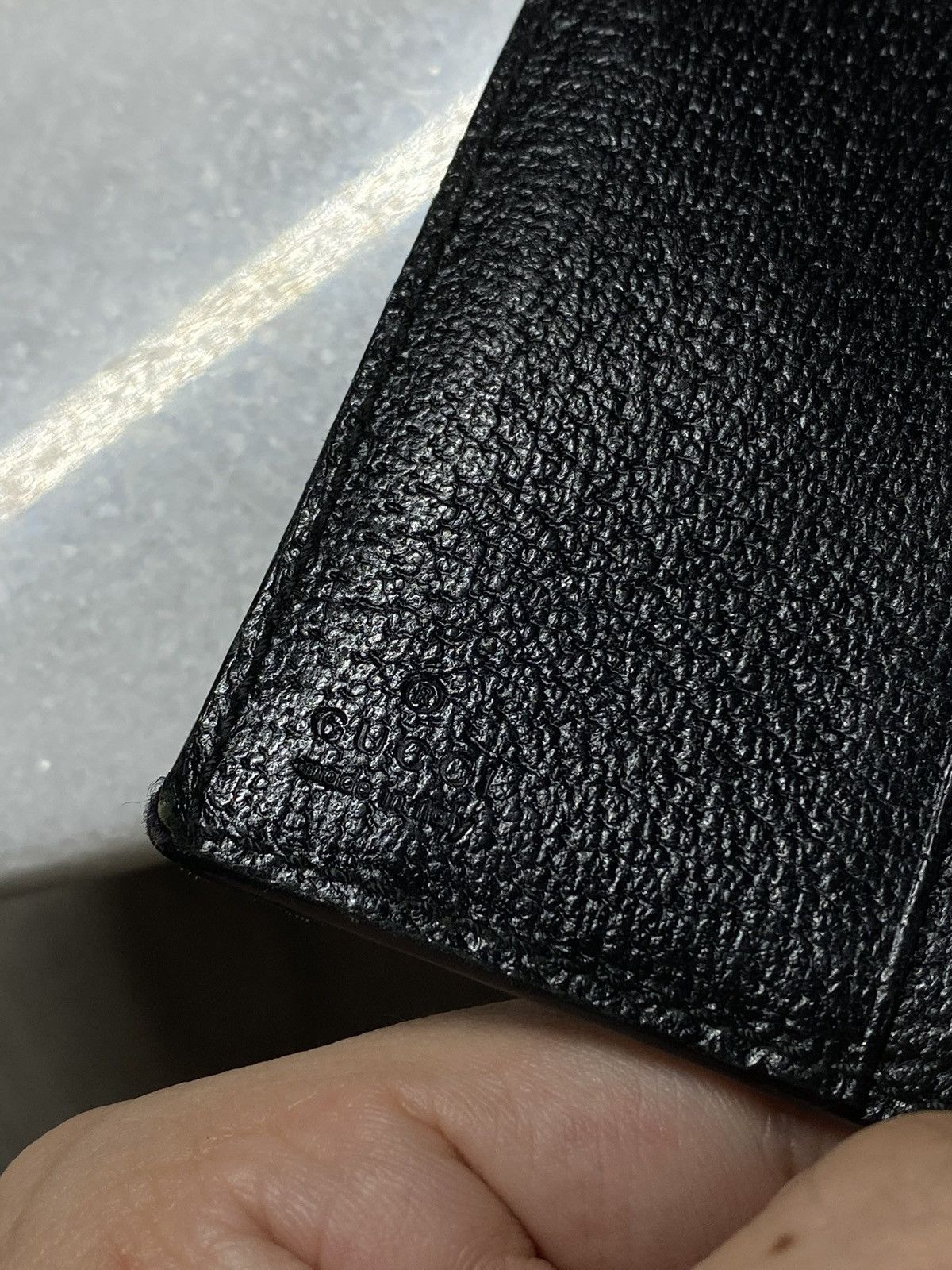 Gucci Gucci GG Monogram Black Wallet Leather Canvas Cardholder Size ONE SIZE - 4 Thumbnail