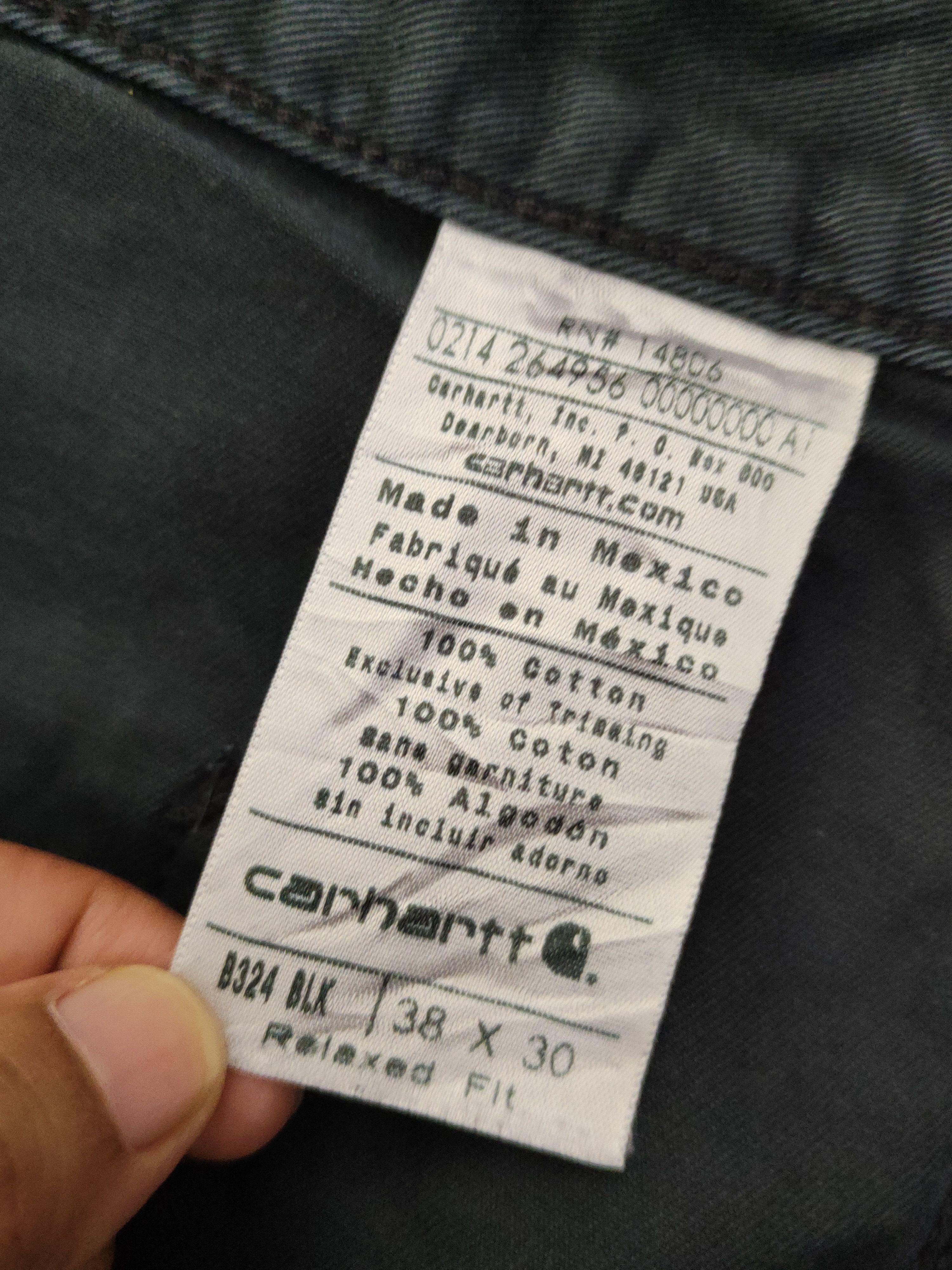 Carhartt DL Carhartt Black Multipocket Tactical Cargo Pants #969 Size US 38 / EU 54 - 14 Thumbnail