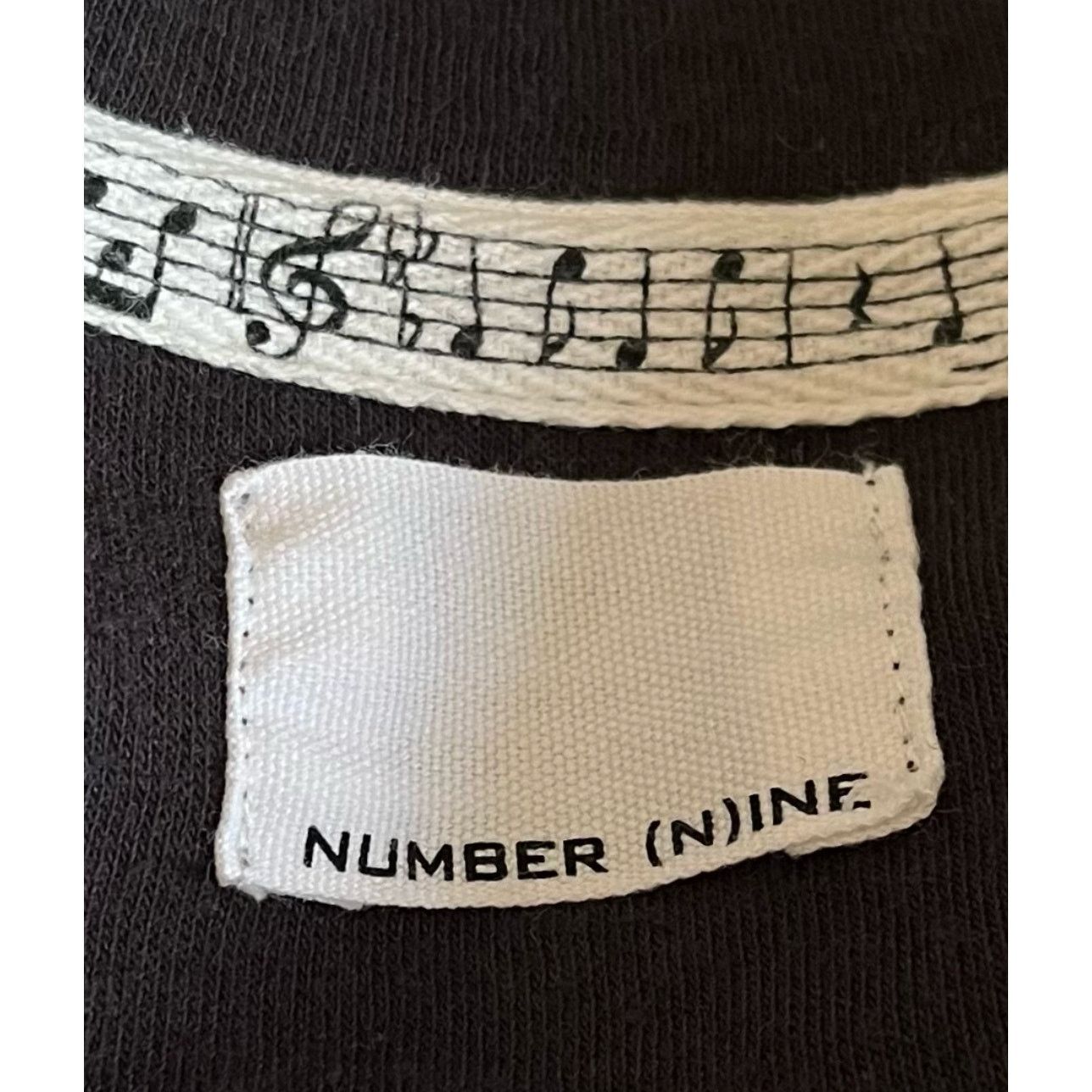 Number (N)ine Number (N)ine Text Logo Sweater Tee Size US L / EU 52-54 / 3 - 6 Thumbnail
