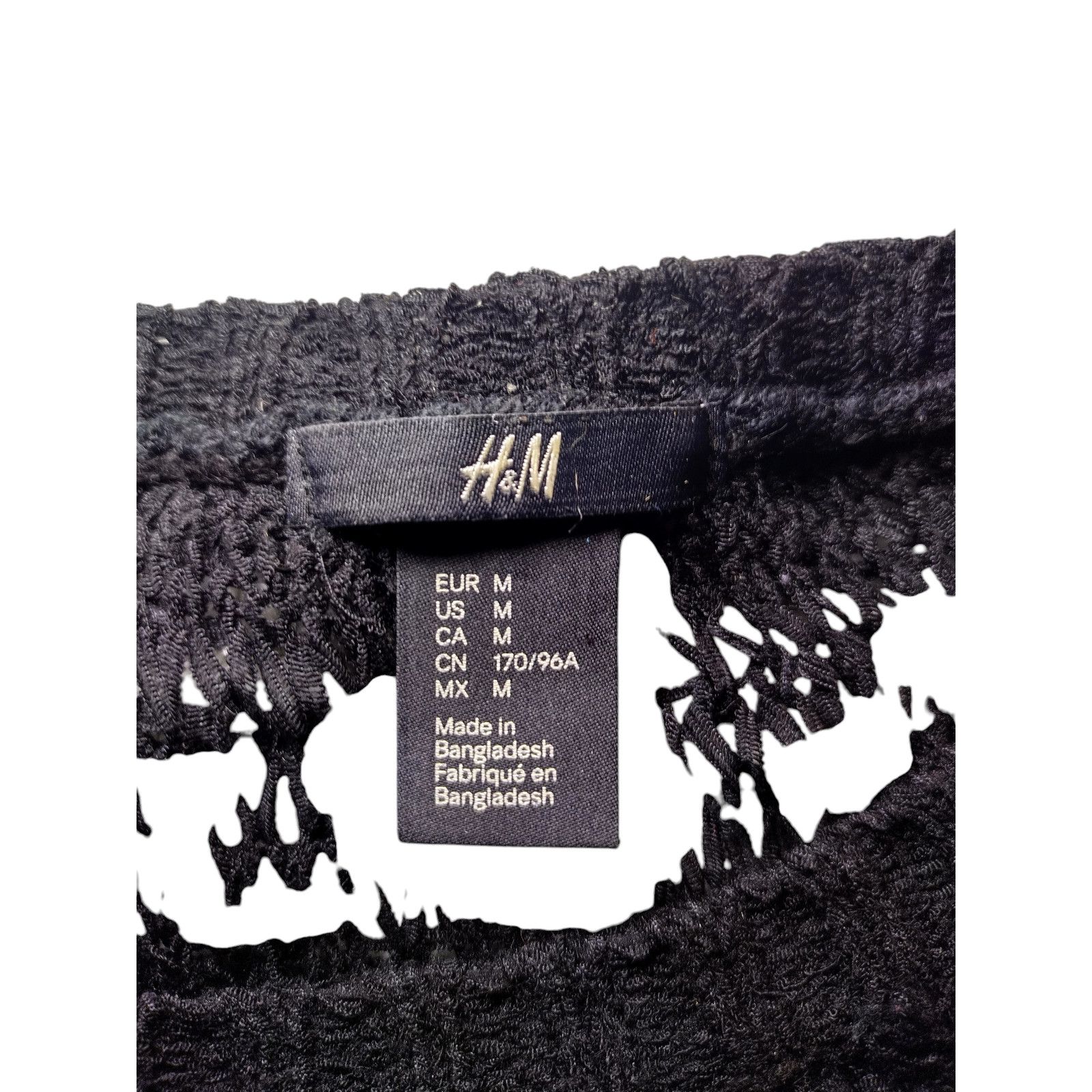 H&M H&M Sweater Lg Sleeves Sheer CrewNeck Pullover Black Sz Md Size M / US 6-8 / IT 42-44 - 12 Thumbnail