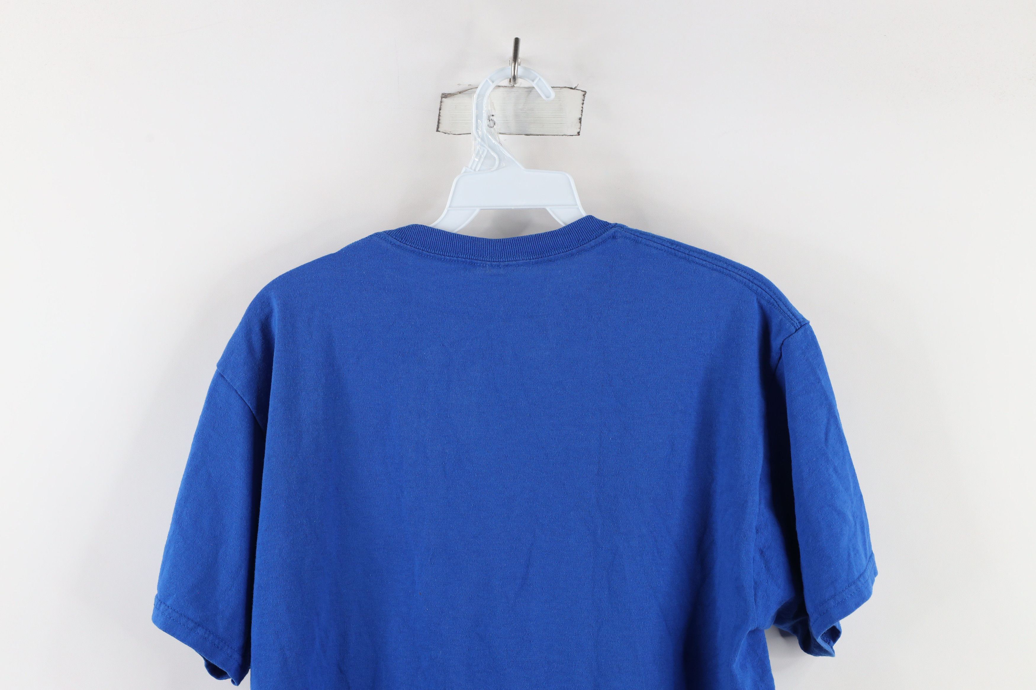 Vintage Vintage 90s Bier Stube Support Our Troops T-Shirt Blue Size US M / EU 48-50 / 2 - 10 Thumbnail