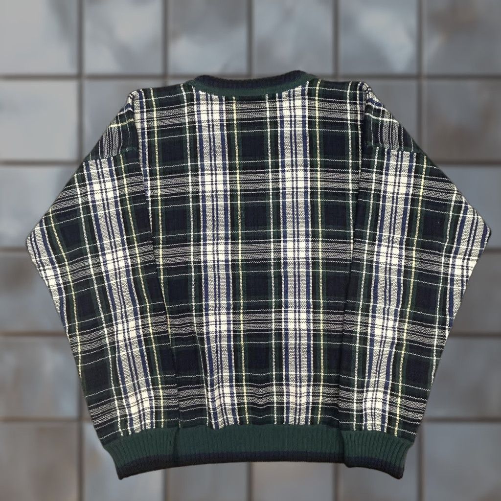Croft & Barrow VINTAGE Croft & Barrow Sweater Mens XL Blue Plaid Pullover Crewneck 90s Size US XL / EU 56 / 4 - 1 Thumbnail