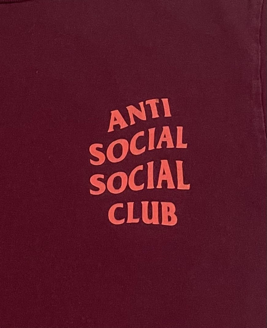Anti Social Social Club Anti Social Social Club Shirt Burgundy Mens Size Small Size US S / EU 44-46 / 1 - 4 Thumbnail