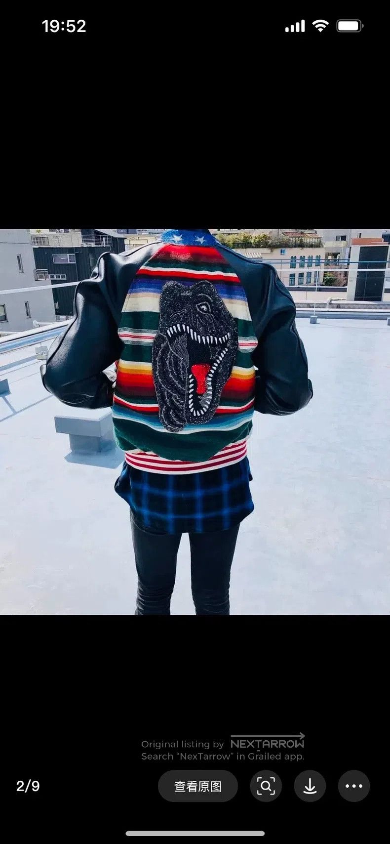Saint Laurent Paris Saint Laurent Paris T-Rex Baseball Jacket i Size US M / EU 48-50 / 2 - 6 Thumbnail