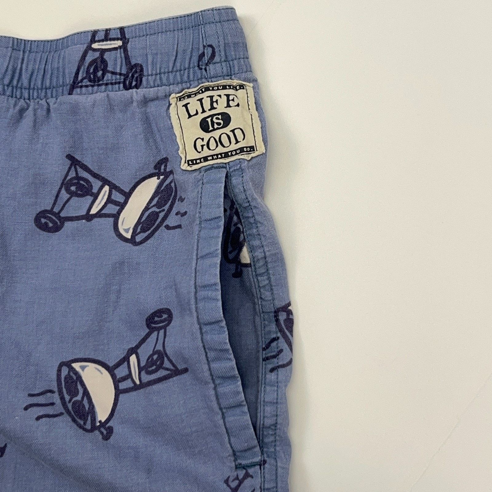 Life is Good Life is Good Sleep Lounge Pants Charcoal BBQ Grill Blue L Size US 42 / EU 58 - 8 Thumbnail