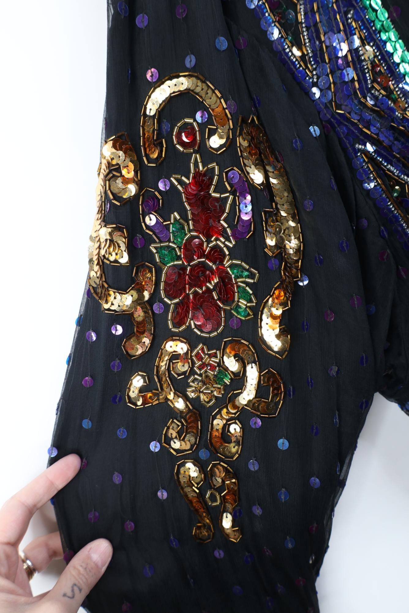 Vintage Vintage 80s 90s Together Arabian Nights Evening Jacket Glam Size 3XL / US 20-22 - 10 Thumbnail