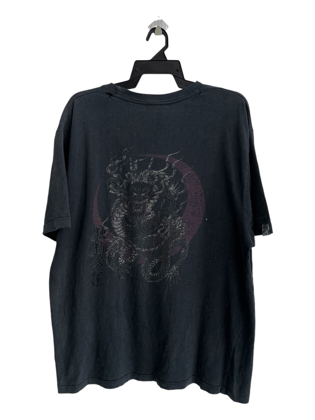 Dogtown × Rap Tees × Vintage Y2K Dogtown Black Dragon Iconic Logo Distressed Tee Shirt Size US L / EU 52-54 / 3 - 2 Thumbnail
