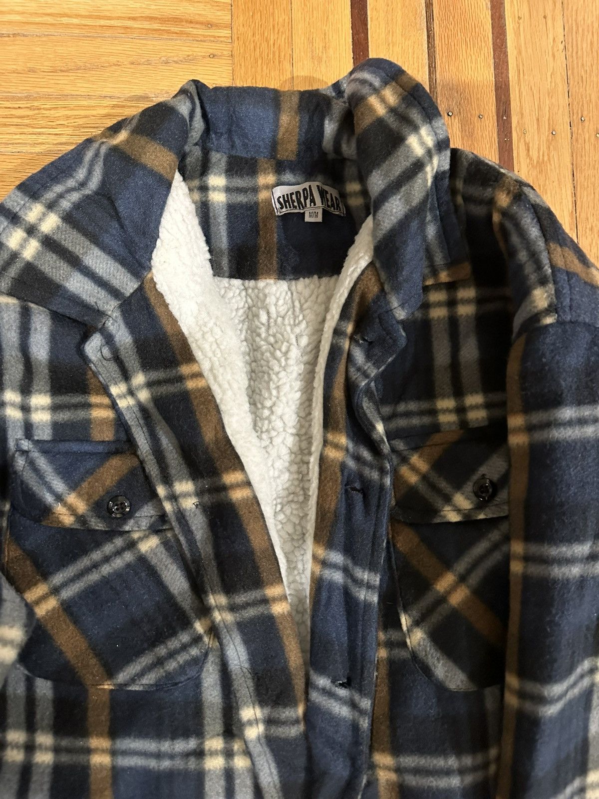 Other Sherpa Wear Plaid Sherpa Lined Shacket Size US M / EU 48-50 / 2 - 2 Thumbnail
