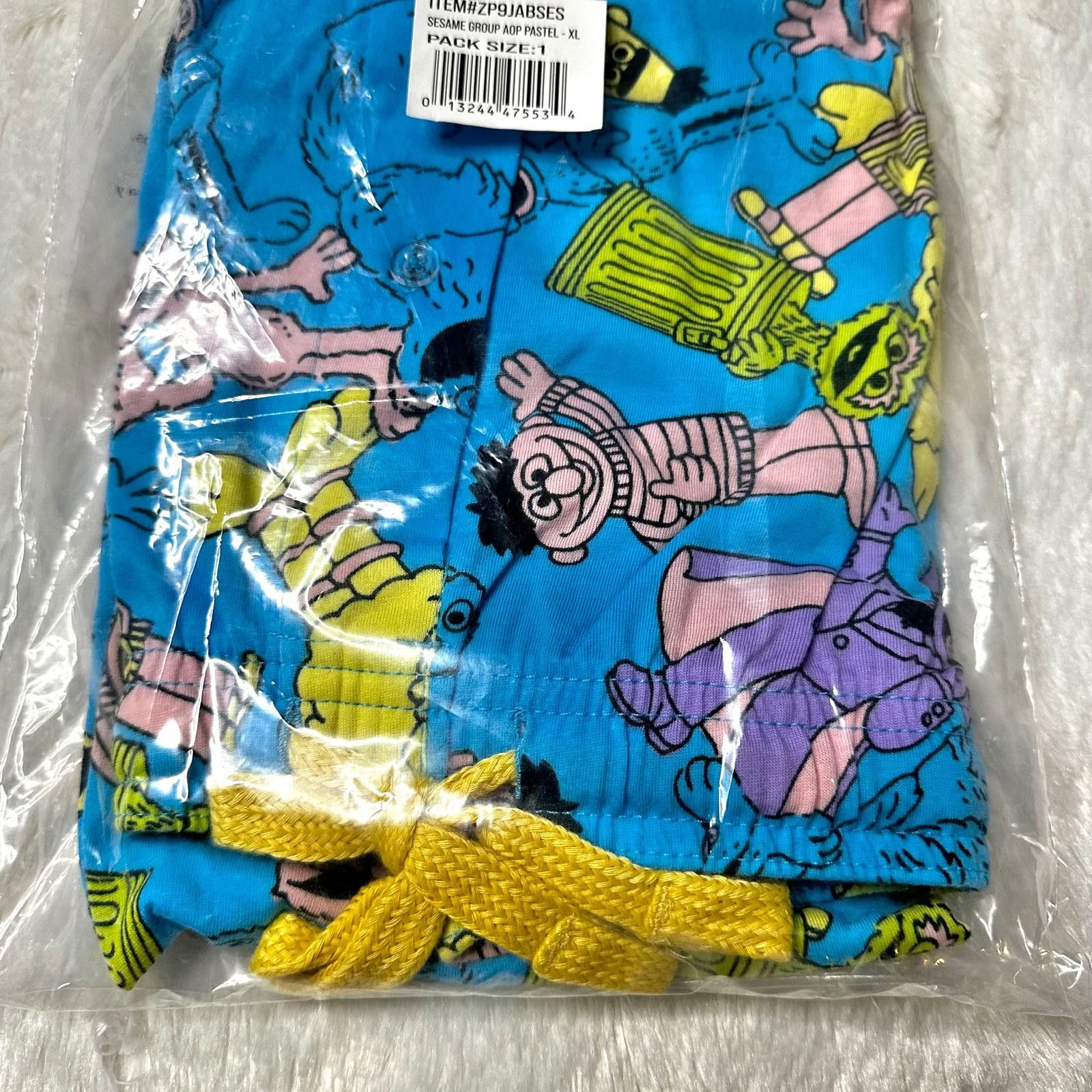 Designer NWT Sesame Street AOP Men’s Sleep Pants Blue XL Size US 40 / EU 56 - 3 Thumbnail