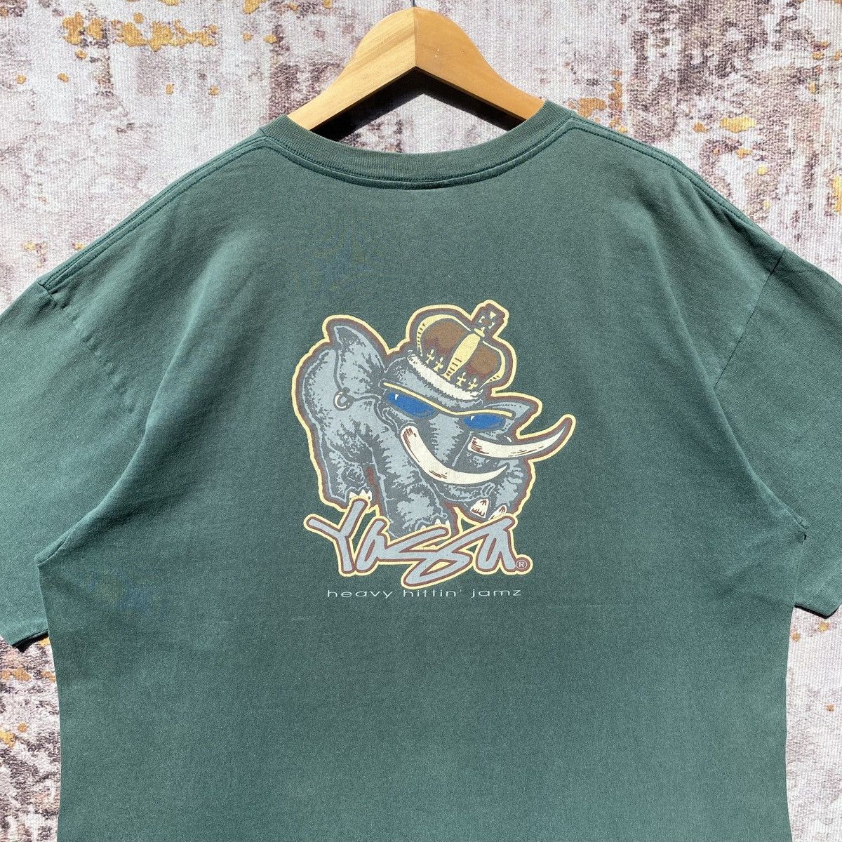 Sex Skateboards Vintage 90s Yaga Skateboard Shirt Backhit Elephant Yaga Size US XL / EU 56 / 4 - 5 Thumbnail