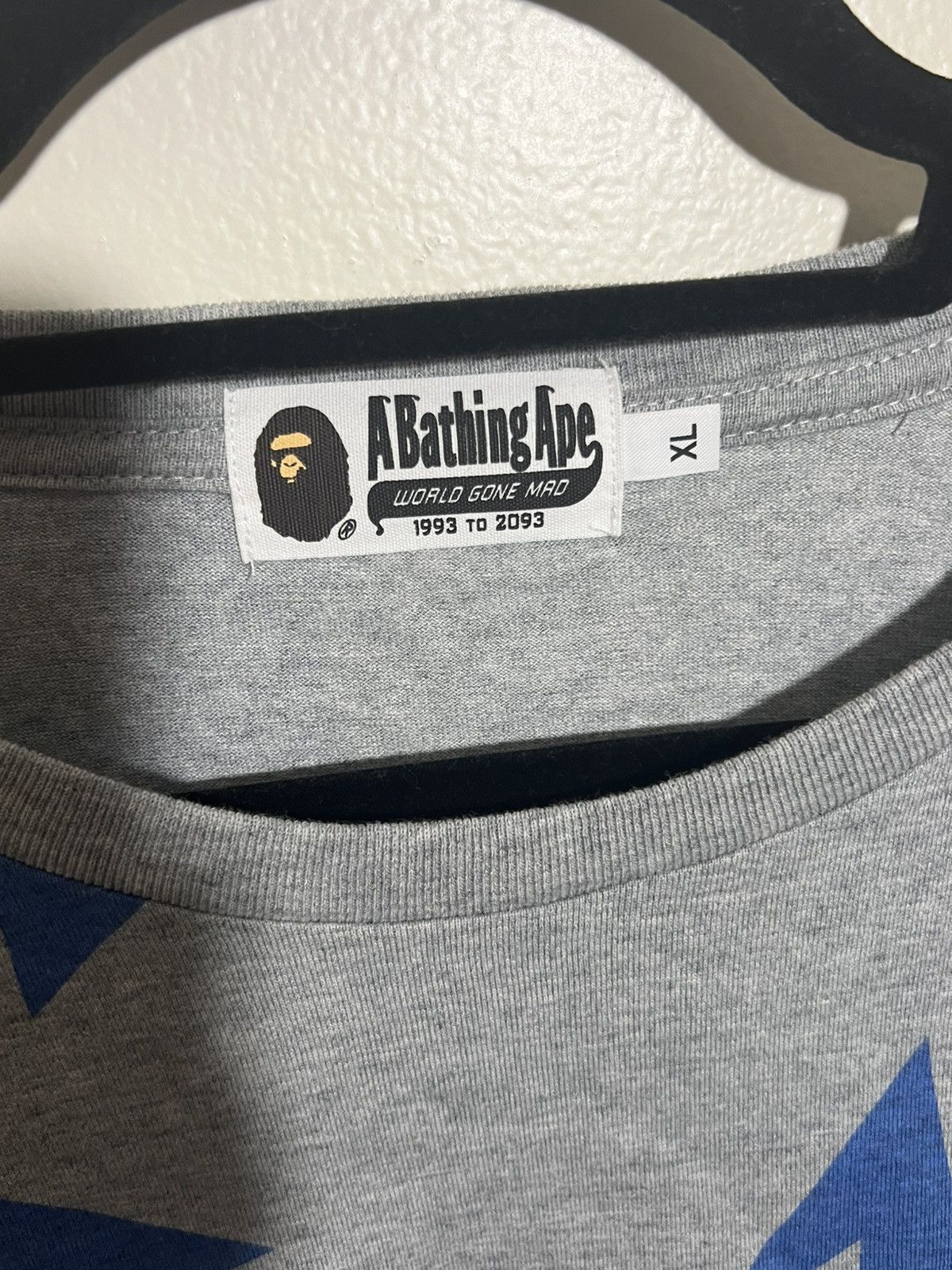 Bape BAPE Relaxed STA Pattern Tee Size US XL / EU 56 / 4 - 5 Thumbnail