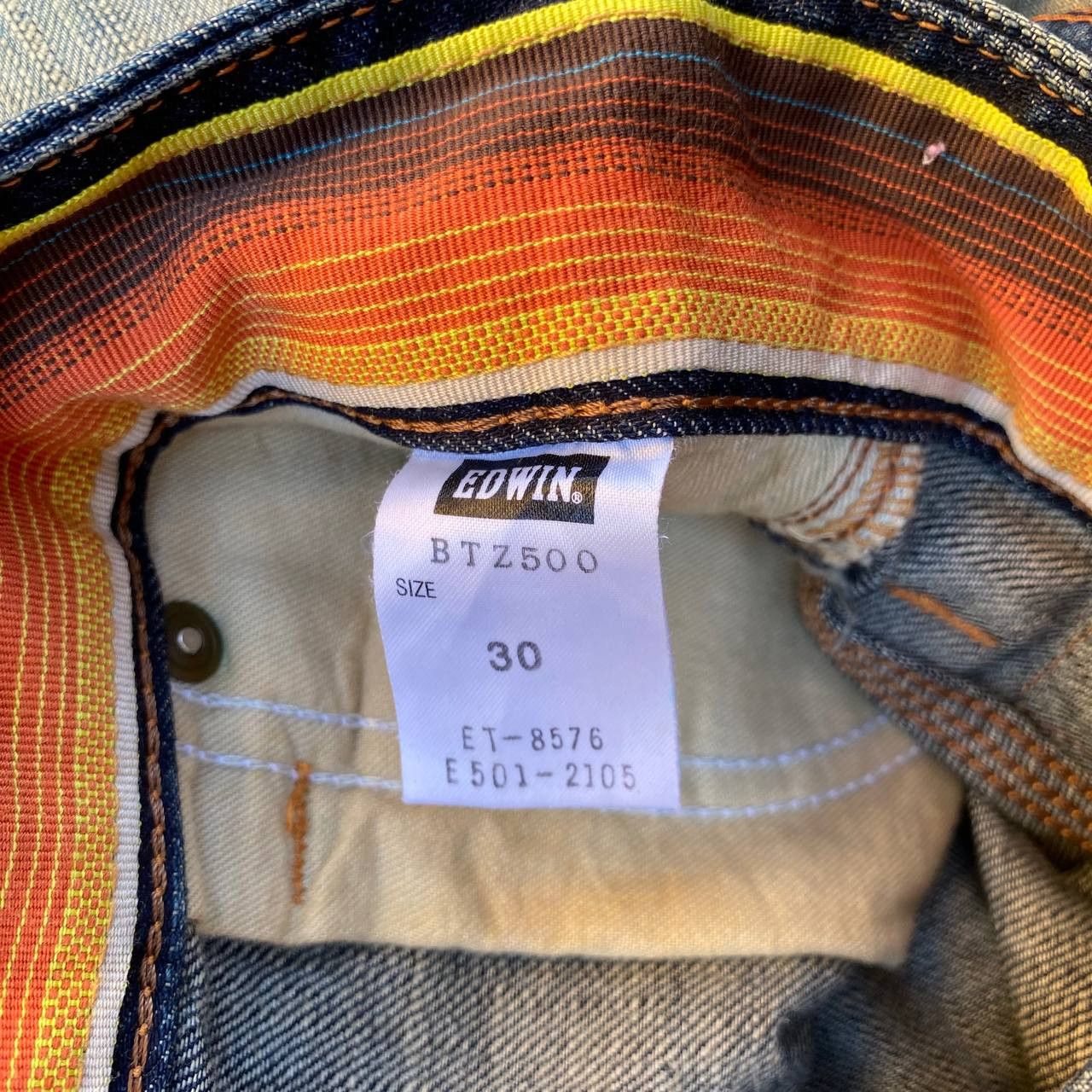 Edwin Vintage Edwin Buffalo Blue Trip Distressed Flare Jeans LGB Size US 34 / EU 50 - 9 Thumbnail