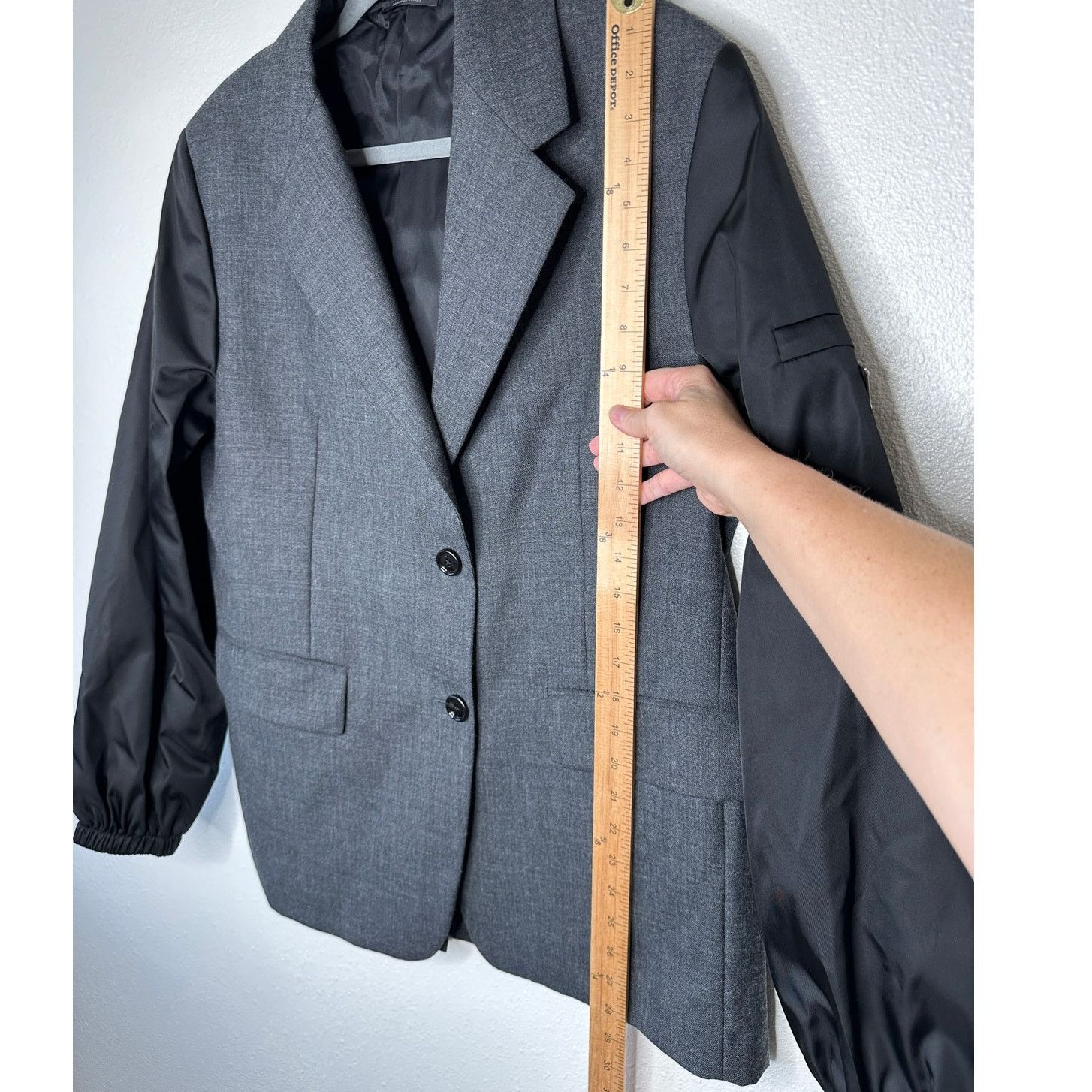 Prada Prada Single Breasted Wool ReNylon Jacket 42 / XL Size XL / US 12-14 / IT 48-50 - 12 Thumbnail