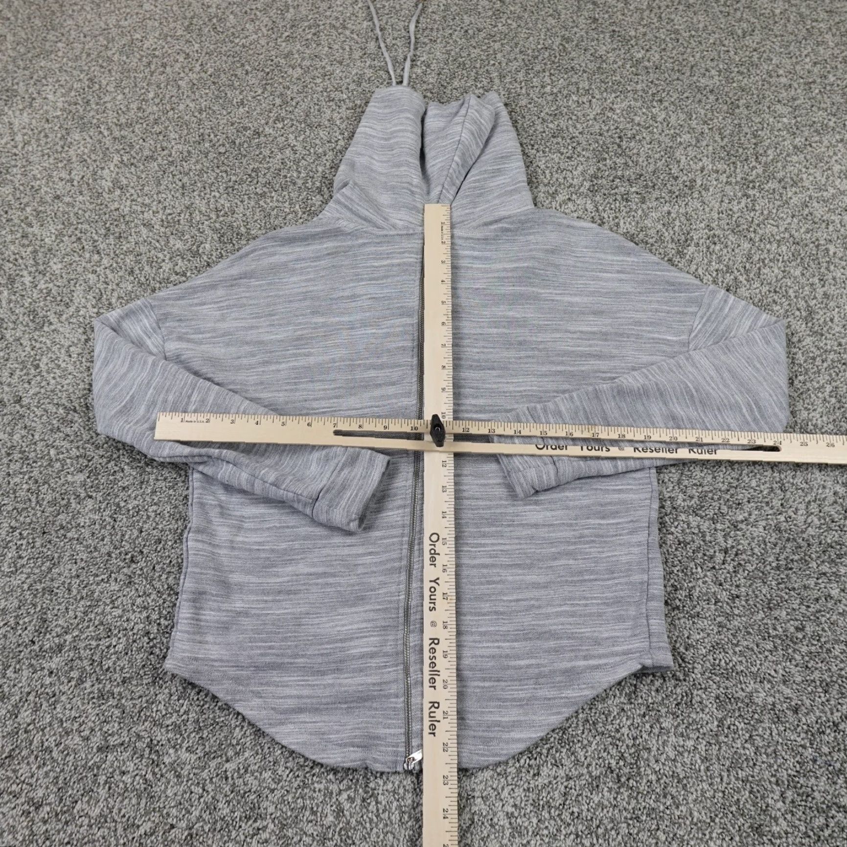 Karen Millen Karen Millen Sweater Womens 10 Gray Heather Zip Cowl Turtle Sweatshirt Jacket Shirt Size L / US 10 / IT 46 - 5 Thumbnail