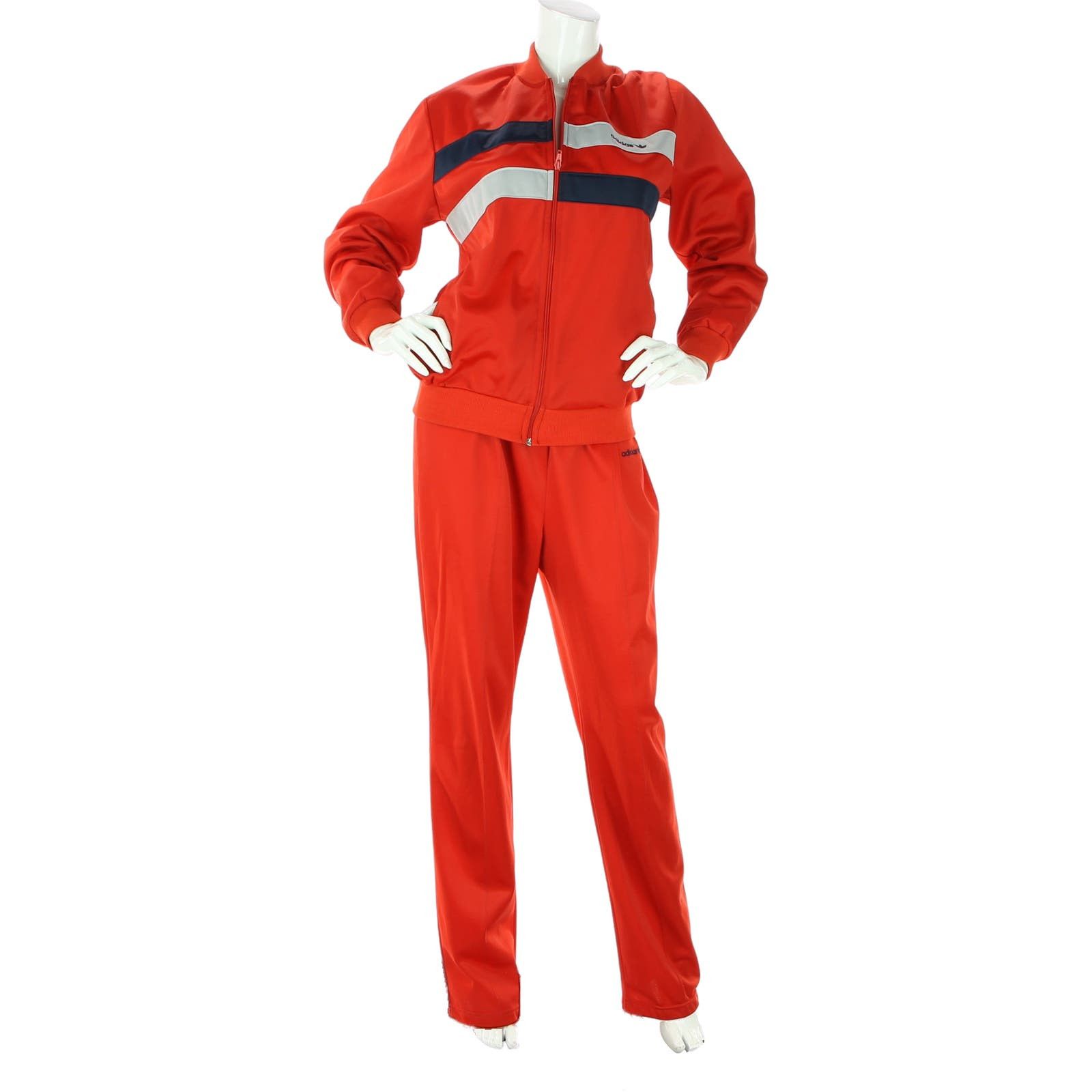 image of Vintage Adidas Track Suit M Retro Red, Men's (Size Medium)