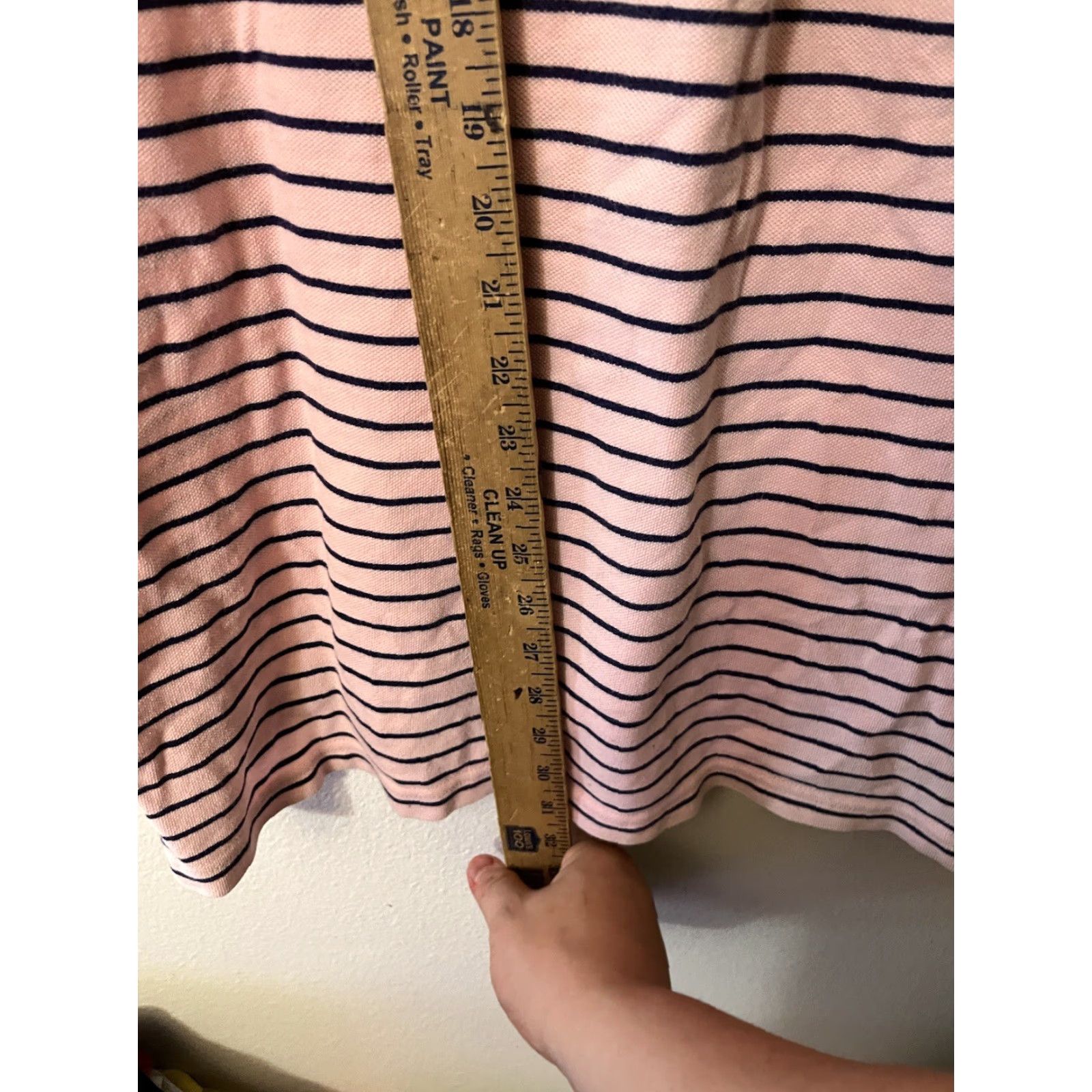 Express VINTAGE Express Polo Shirt Mens L Pink Striped Modern Fit Flaw Size US L / EU 52-54 / 3 - 4 Thumbnail