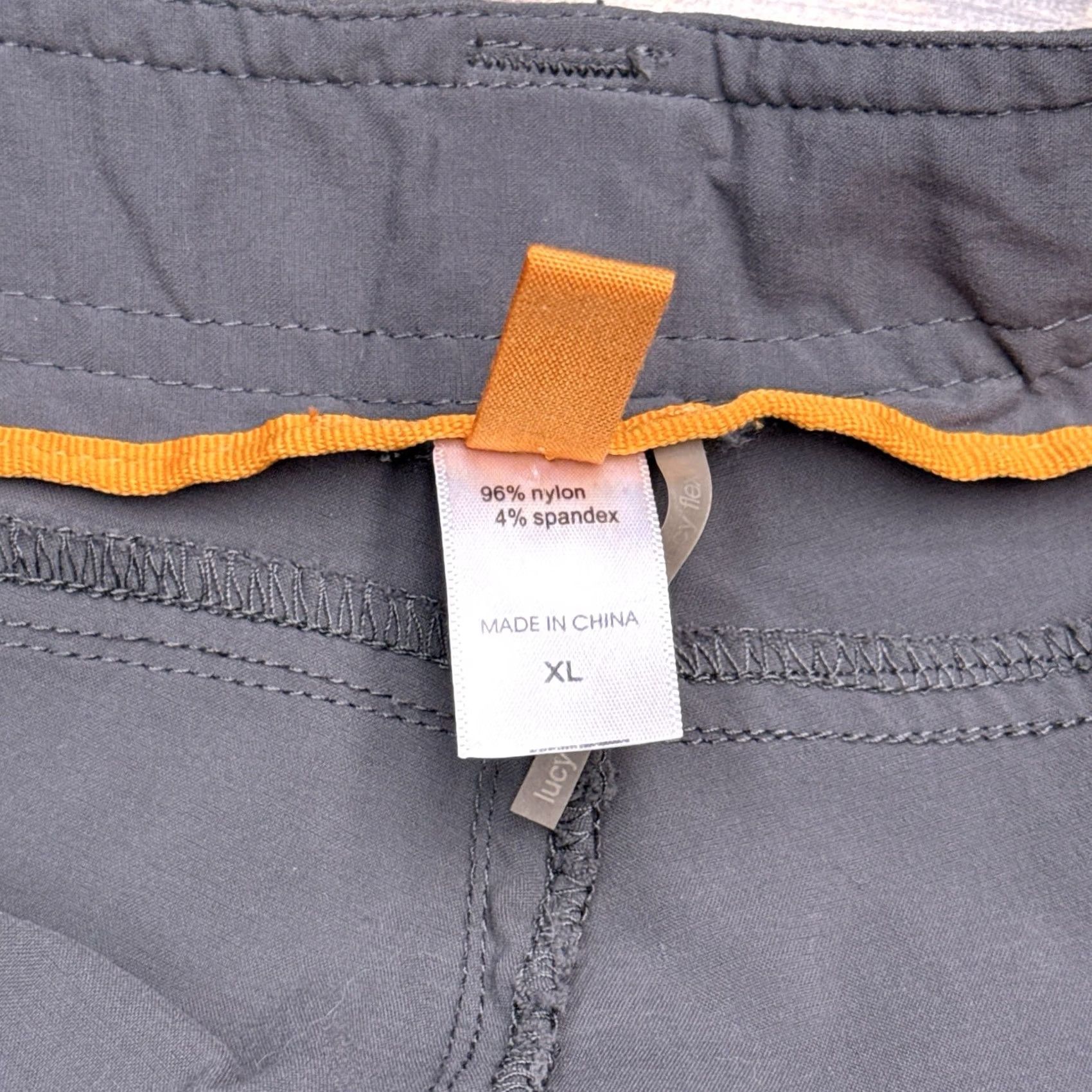 Vintage Lucy Cargo Pants Wide Leg Gray XL High Rise Stretch Women's Pants Size 40" / US 18 - 7 Thumbnail