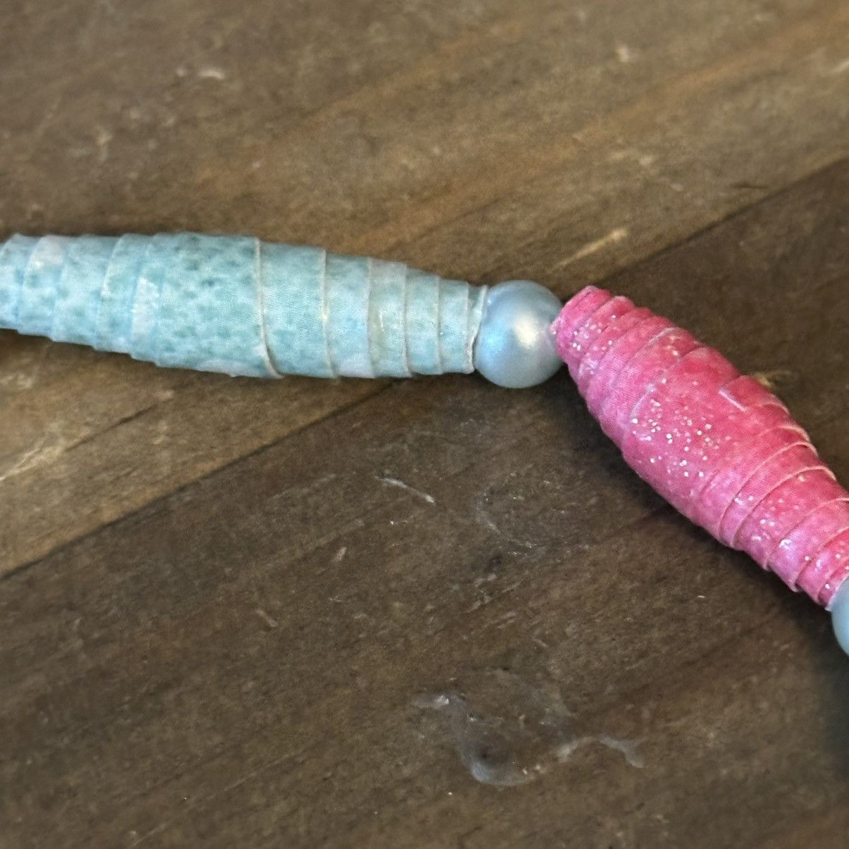 Other Multicolor paper bead necklace Size ONE SIZE - 4 Thumbnail