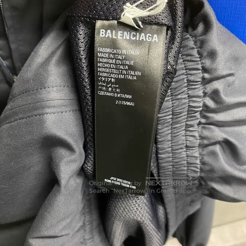Balenciaga Balenciaga Black Striped Embroidery Pattern Size US M / EU 48-50 / 2 - 4 Thumbnail