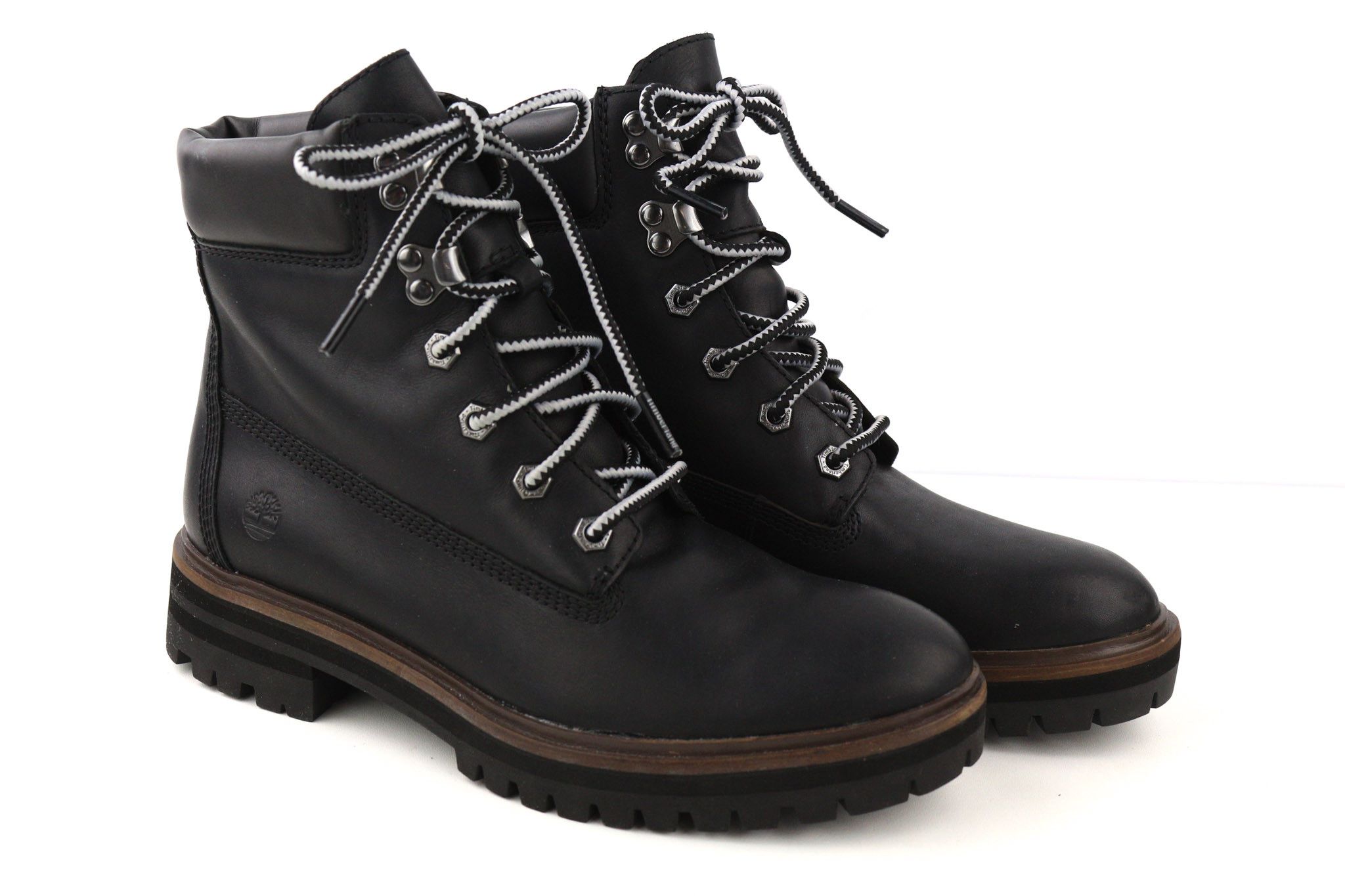 Timberland A1RCH-A3519 EU37.5/38 Black Leather Lace Shoes 80846 Size US 6.5 / IT 36.5 - 1 Thumbnail