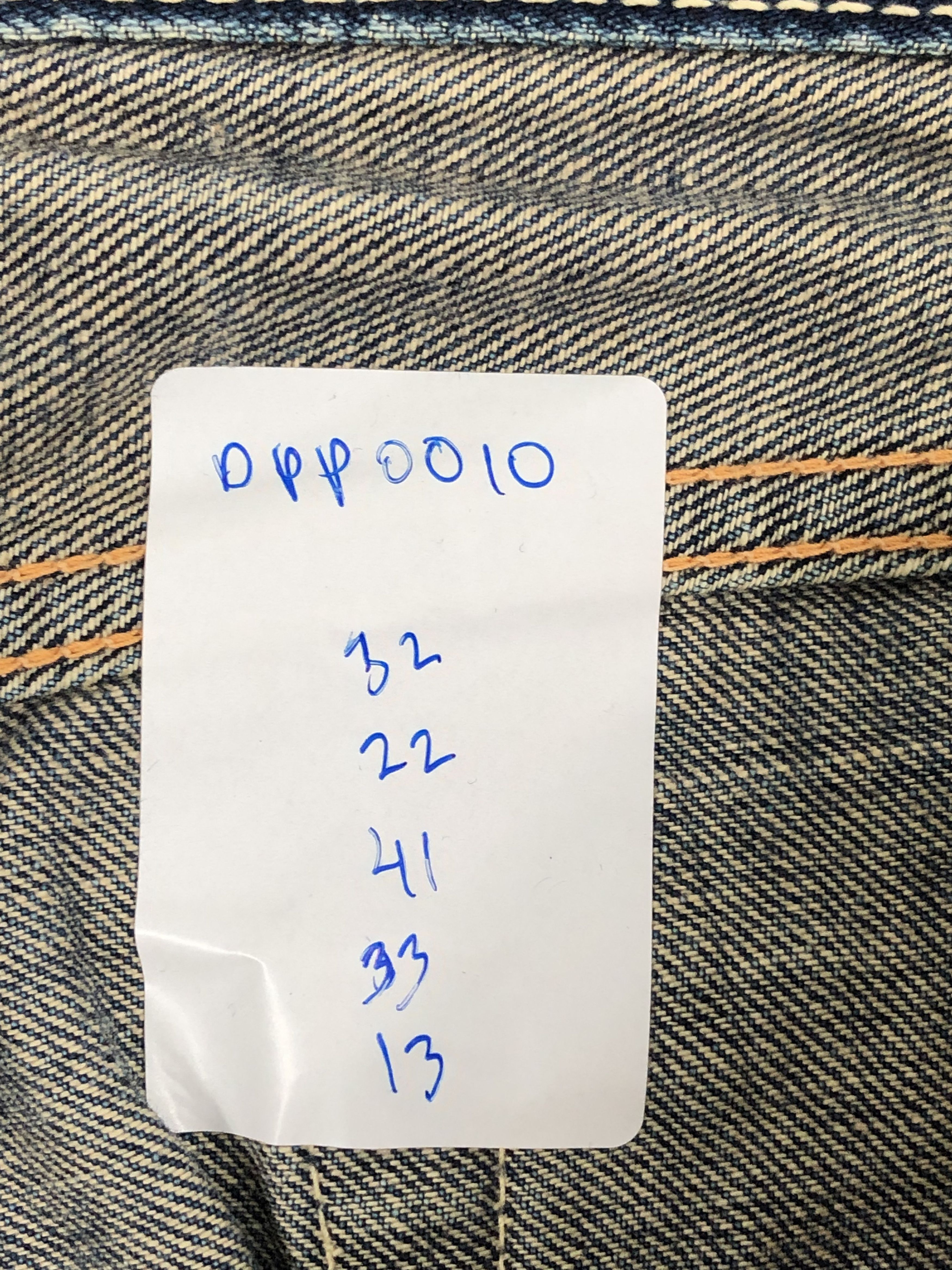 Japanese Brand Vintage Japanese Brand One Wash Selvedge Jeans DP0010 Size US 32 / EU 48 - 9 Thumbnail