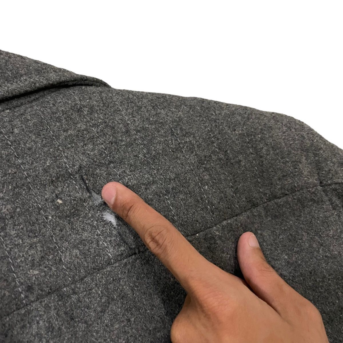 Final Home Vintage Final Home Issey Miyake Wool Double Collar Jacket Size US M / EU 48-50 / 2 - 16 Thumbnail