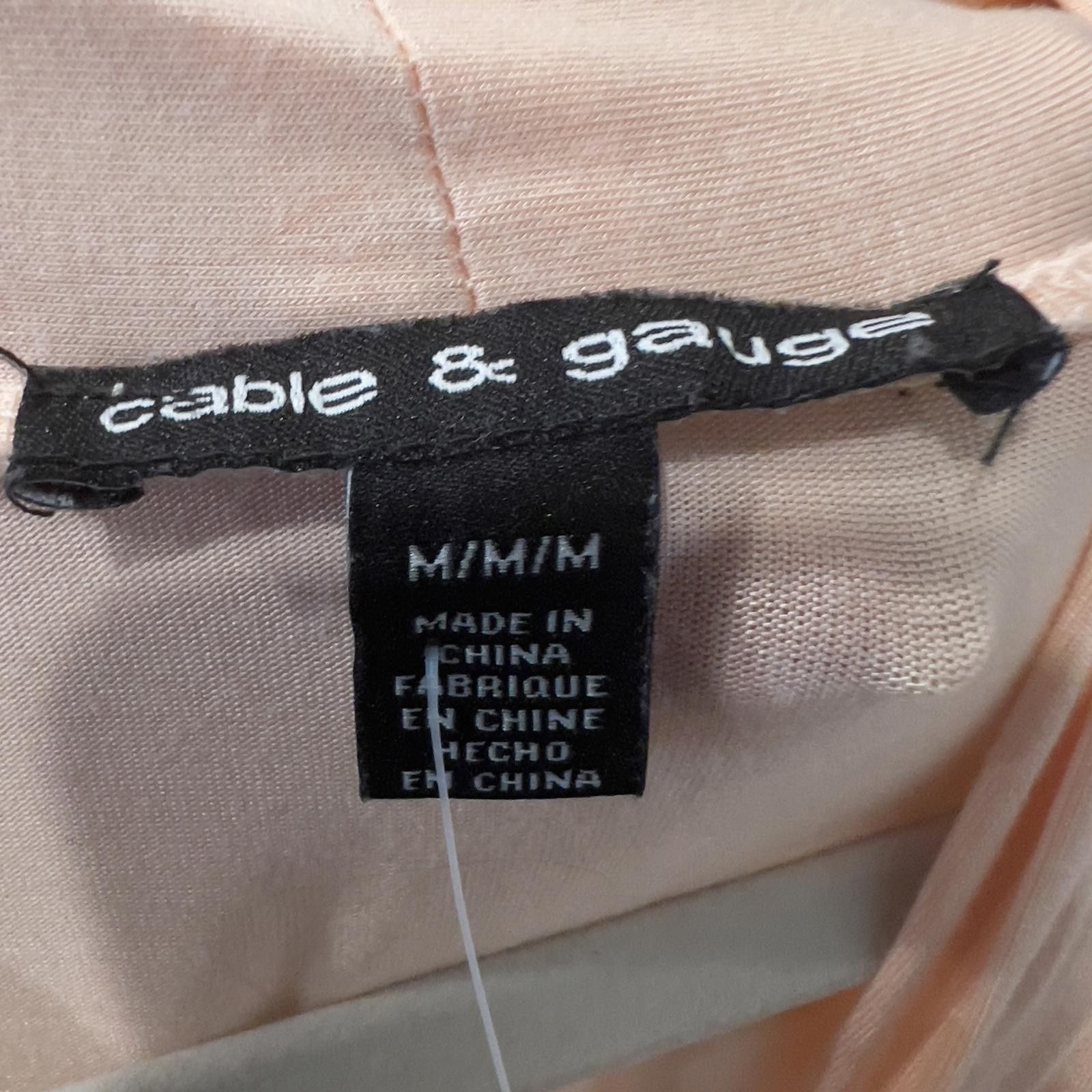 Other Cable & Gauge Women's Sleeveless Top, Medium, Light Peach Size M / US 6-8 / IT 42-44 - 3 Thumbnail