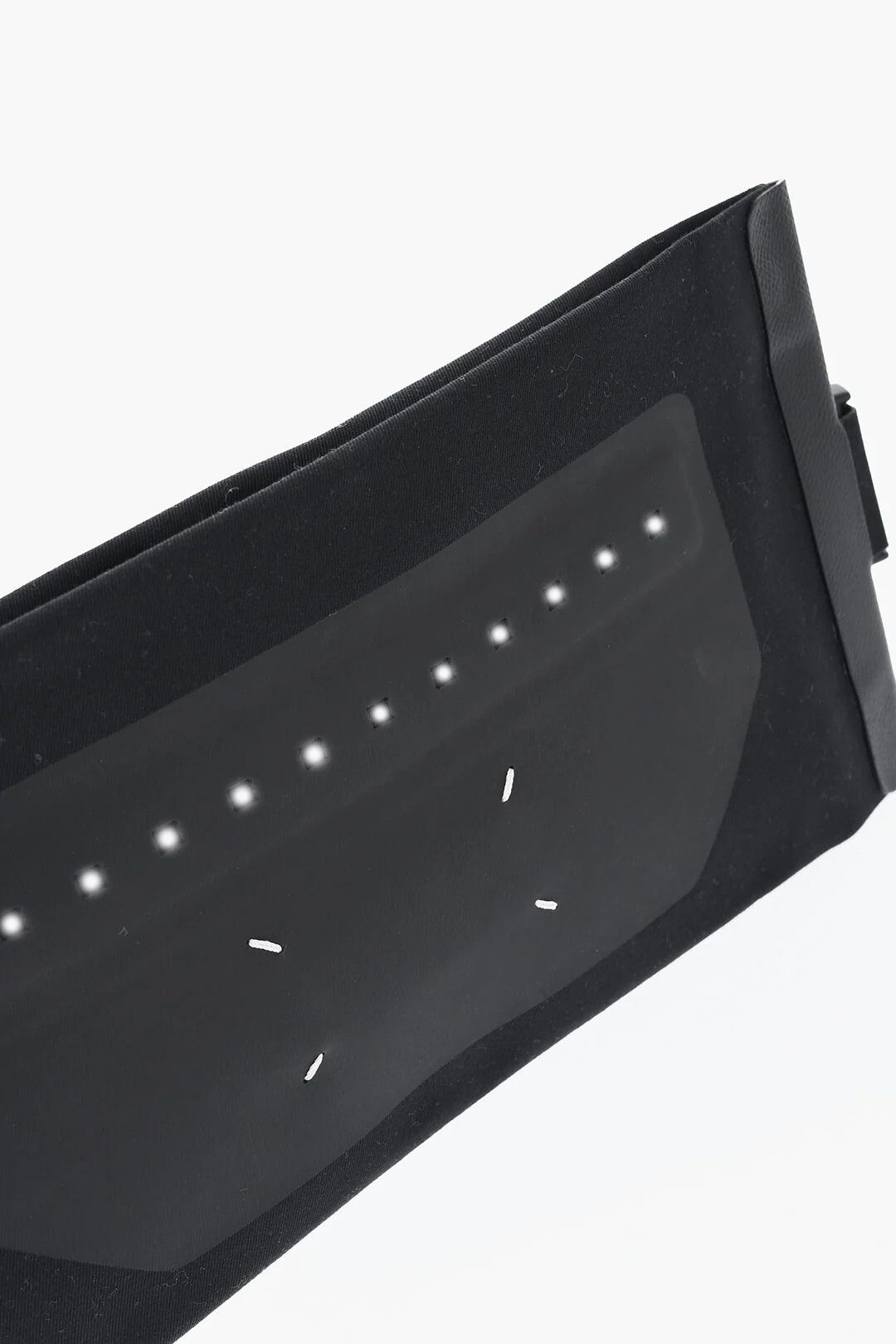 Maison Margiela og1mm0326 Size: OS / Mackintosh Fabric Waist Bag in Black Size ONE SIZE - 3 Thumbnail