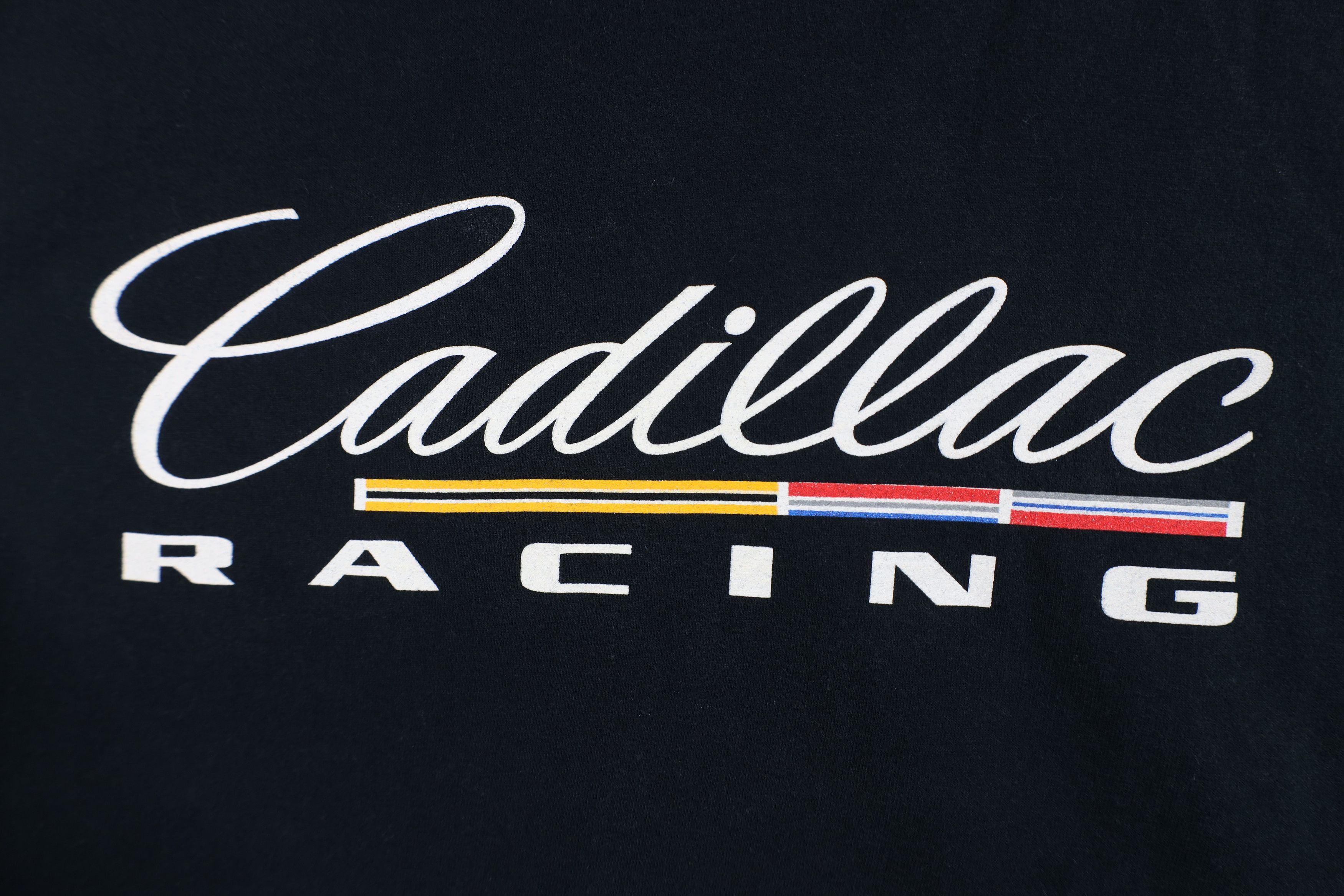 Vintage Vintage Spell Out Cadillac Racing Short Sleeve T-Shirt Black Size US XL / EU 56 / 4 - 4 Thumbnail