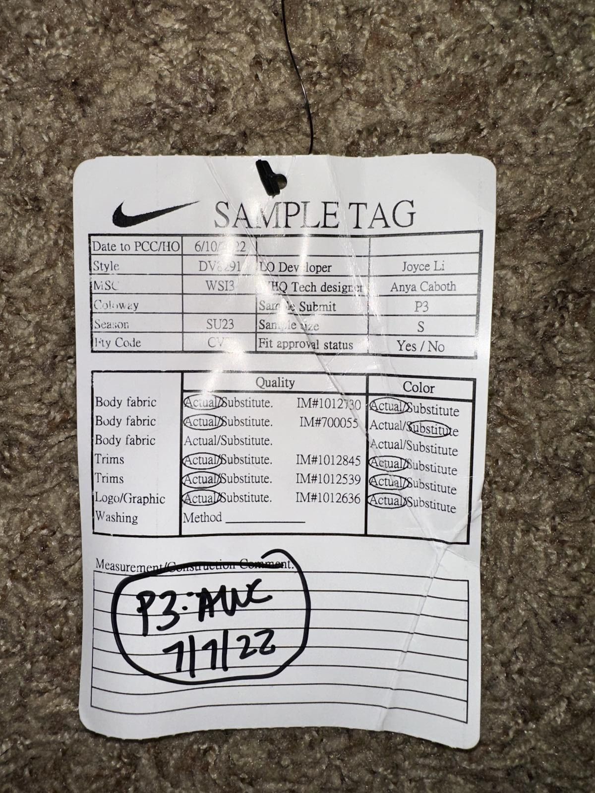 Nike UNRELEASED Nike Women’s Swoosh Fly 96 Basketball Shorts Sample Size 28" / US 6 / IT 42 - 7 Thumbnail