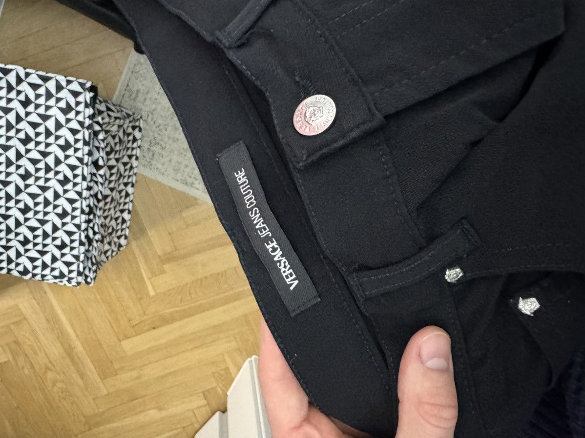 Versace Versace Jeans Couture Vintage Pant Elastan Black Y2k Medusa Size US 34 / EU 50 - 5 Thumbnail