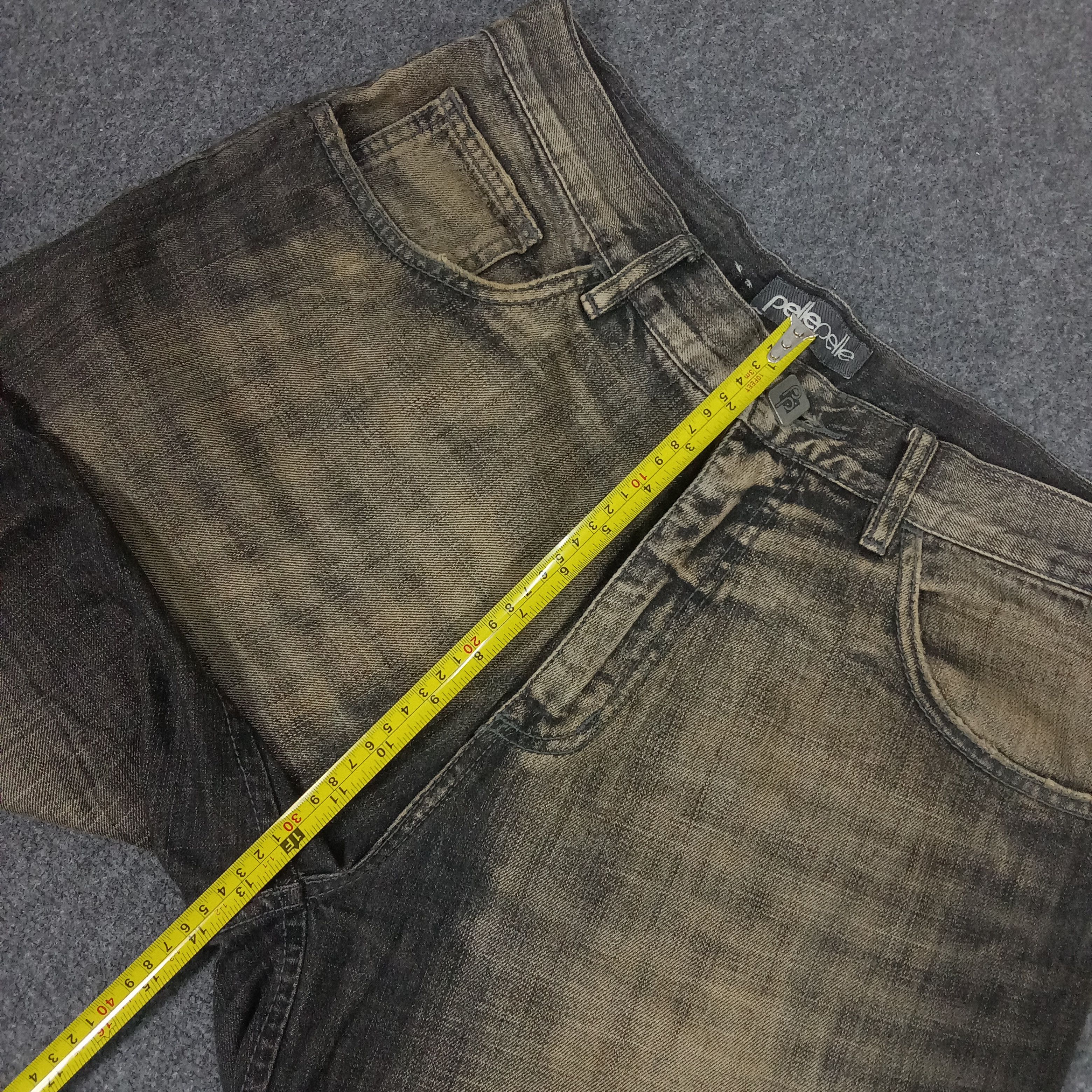 Marc Buchanan × Pelle Pelle × Vintage PELLE PELLE by Marc Buchanan Designer Baggy Denim Jeans Size US 33 - 9 Thumbnail