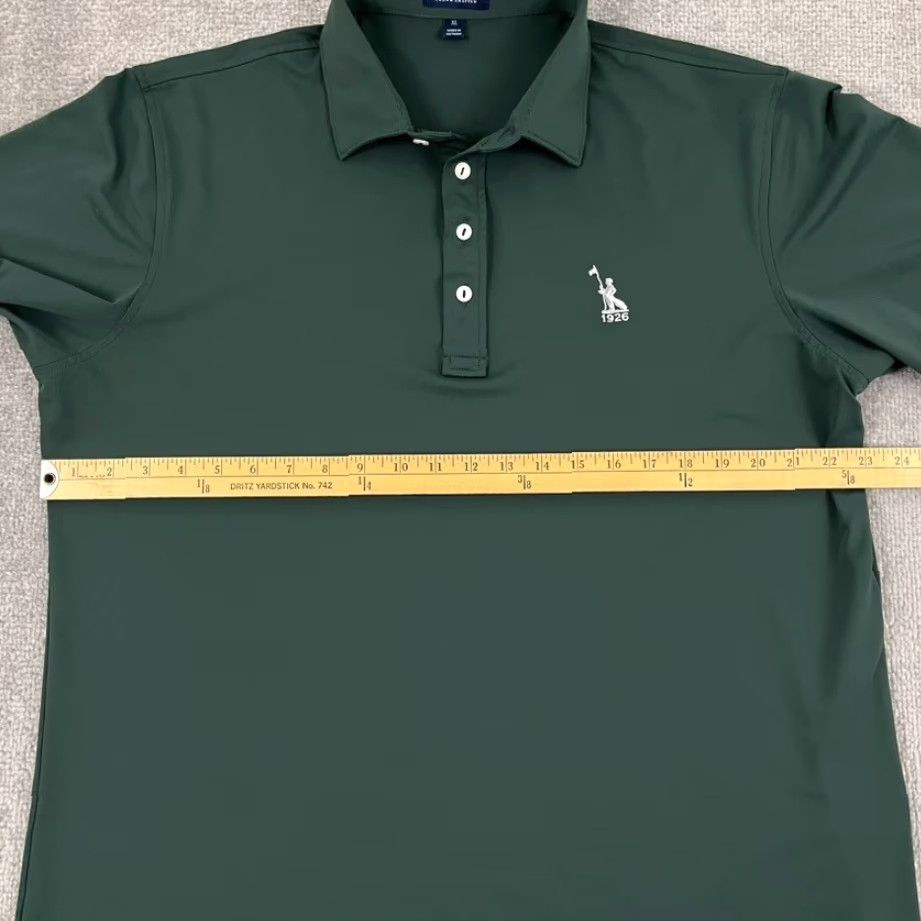 Peter Millar Peter Millar Crown Crafted Performance Golf Polo Men XL Green Rolling Green Golf Club Size US XL / EU 56 / 4 - 5 Thumbnail