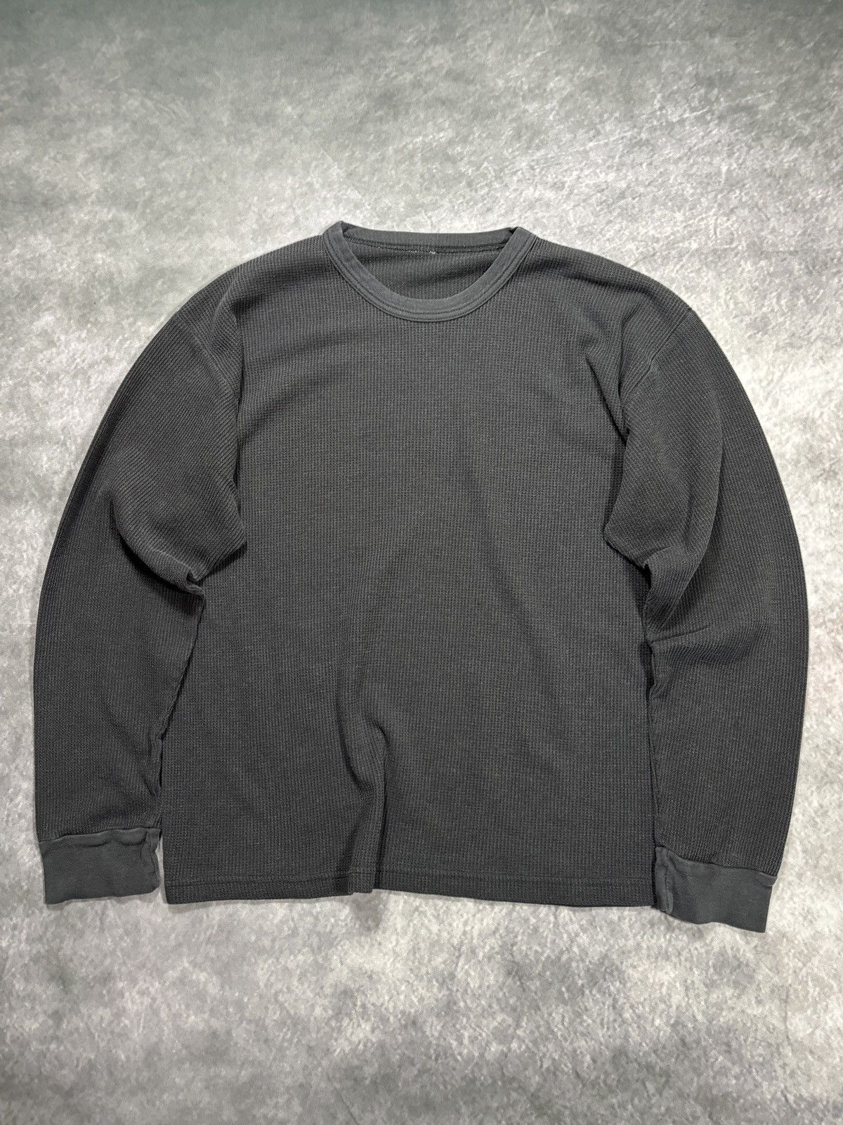 Vintage Blank Vintage Thermal Longsleeve Shirt 1990s 80s USA Waffle Size US M / EU 48-50 / 2 - 1 Thumbnail