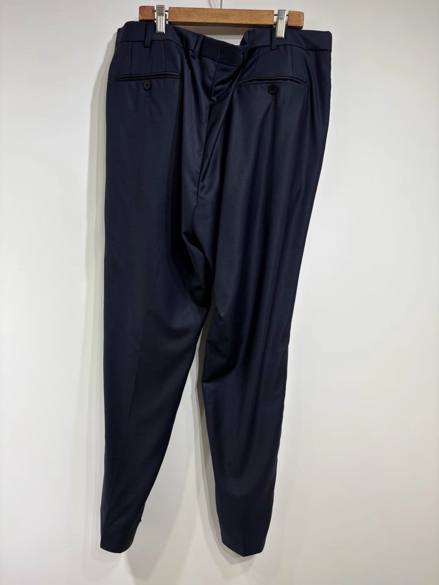 Ermenegildo Zegna Zegna Main Line Wool Dress Pants K29 Size US 40 / EU 56 - 2 Thumbnail