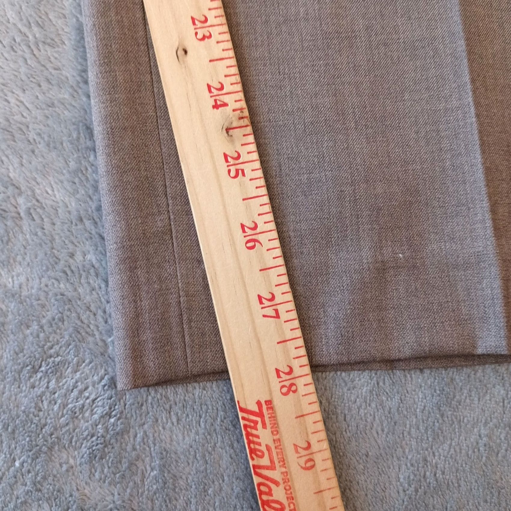 Ann Taylor Ann Taylor Petite Curvy Fit Dress Pants Womens 14P Gray Pockets Lined 36x28 Wool Blend Straight 28 Inseam Wool Blend Mens? Size 36" / US 14 / IT 50 - 6 Thumbnail