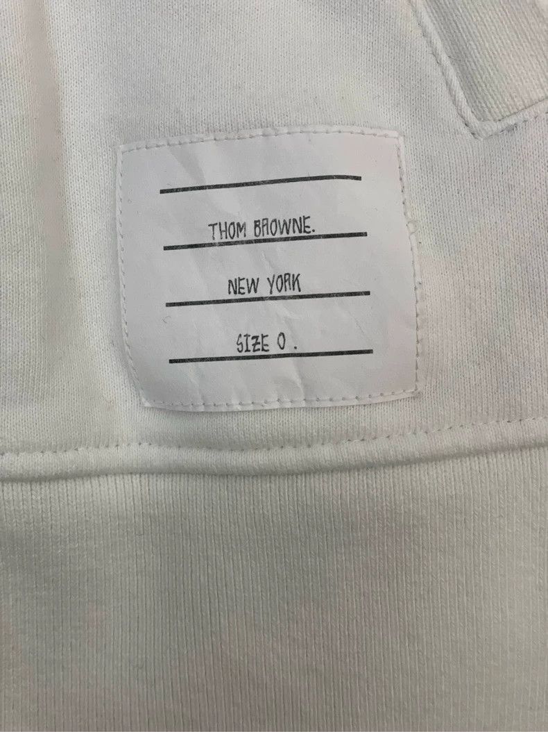 Thom Browne Thom browne White and colorful four-striped zipper jacket 2 Size US M / EU 48-50 / 2 - 6 Thumbnail