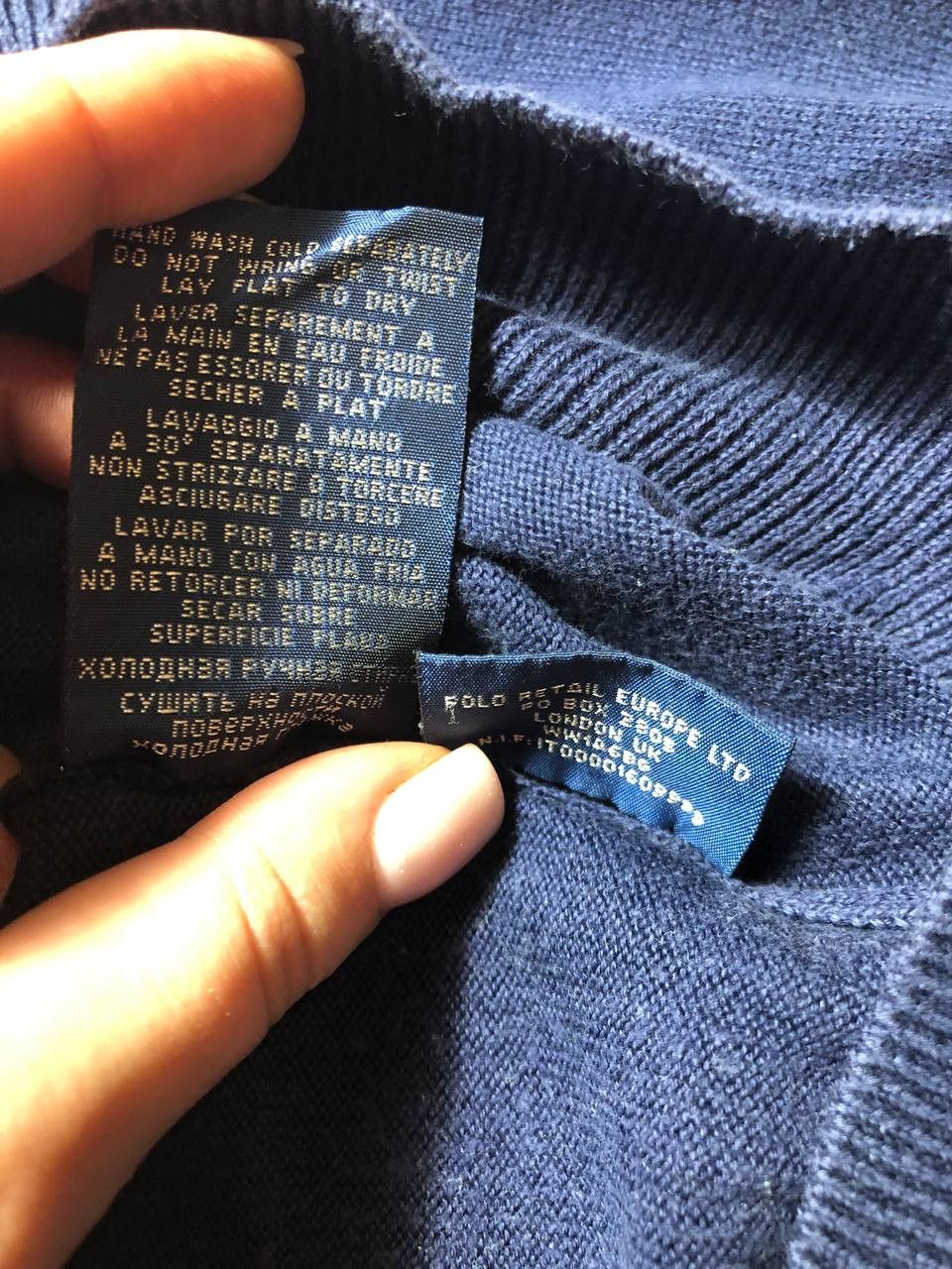 Polo Ralph Lauren Long Sleeve Y2K Vintage blue Polo Golf Ralph Lauren logo Size US M / EU 48-50 / 2 - 4 Thumbnail